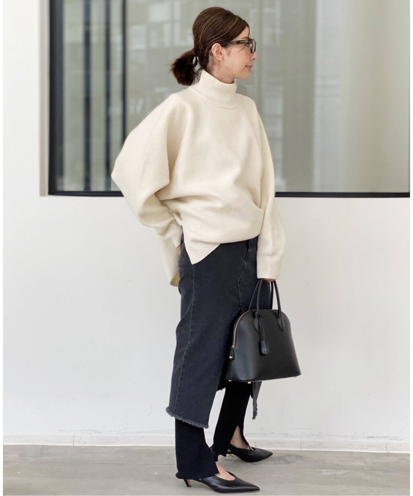 Rib Leggings（ソックス・靴下）｜L 