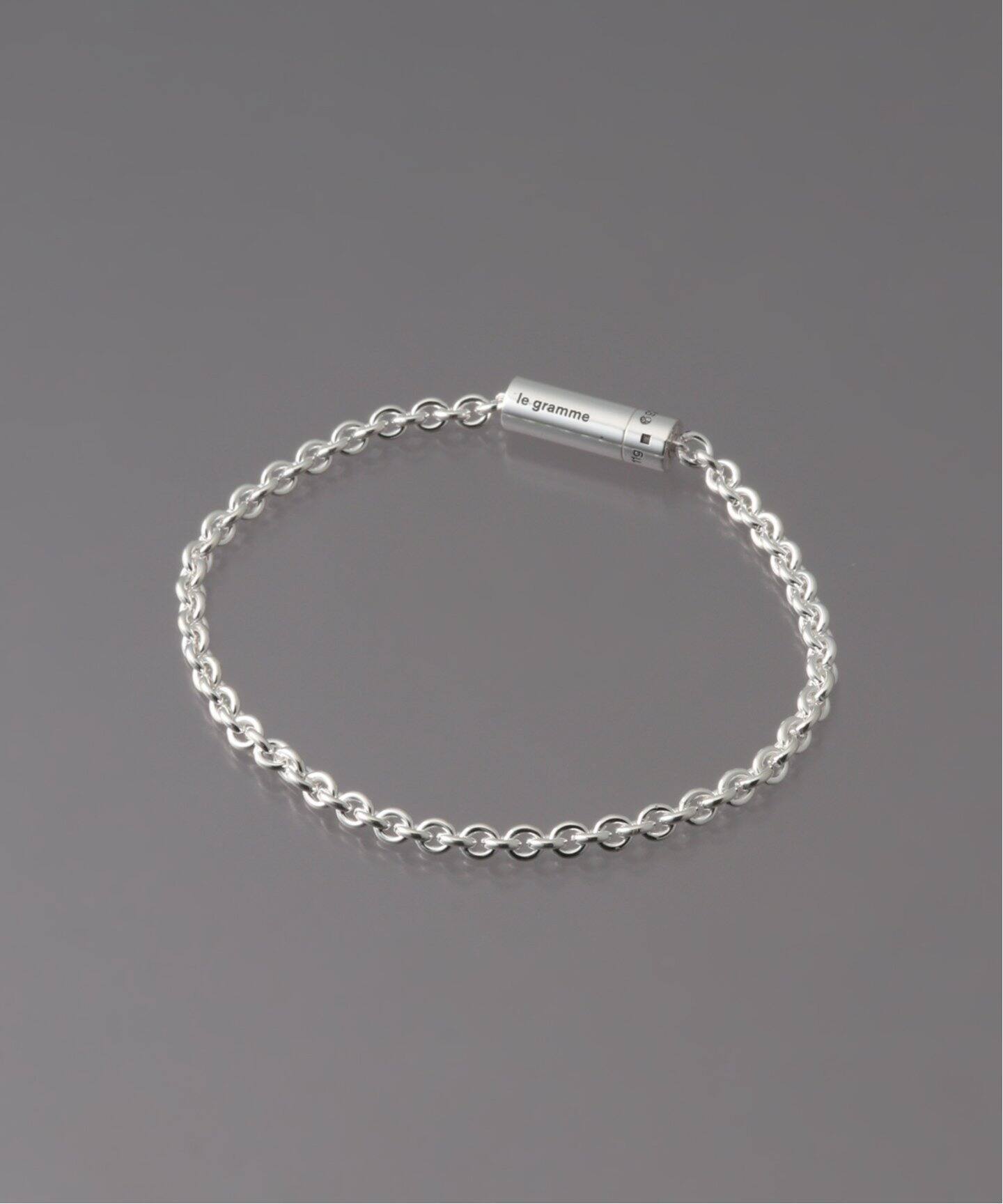 LE GRAMME 11G POLISHED CHAIN CABLE BRACE（ブレスレット・バングル  