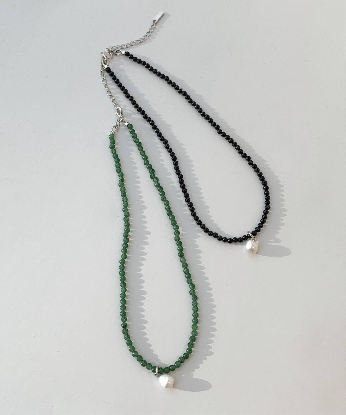UCALYPT】別注オニキスネックレスバロックパール◇（ネックレス 