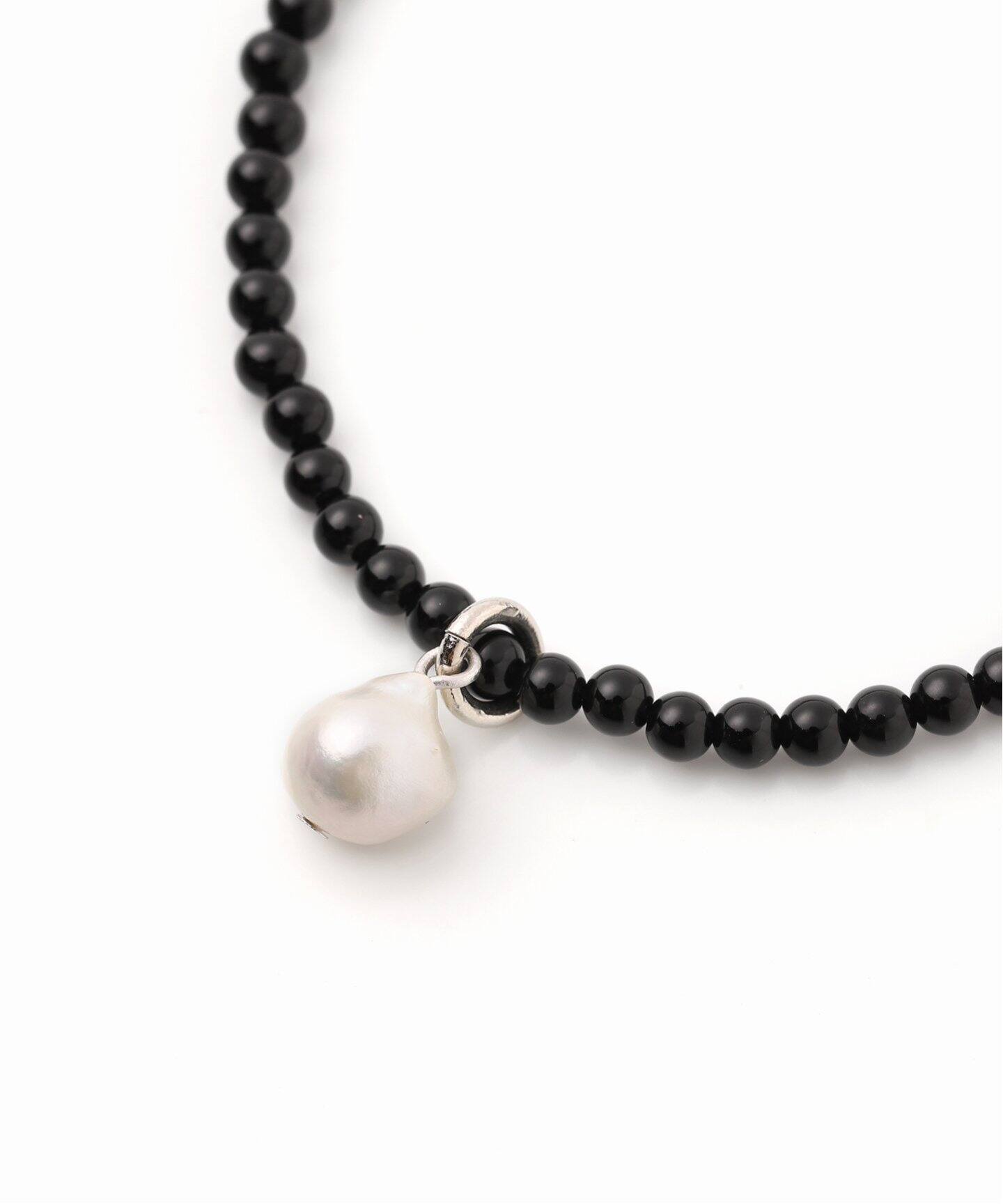 UCALYPT】別注オニキスネックレスバロックパール◇（ネックレス 