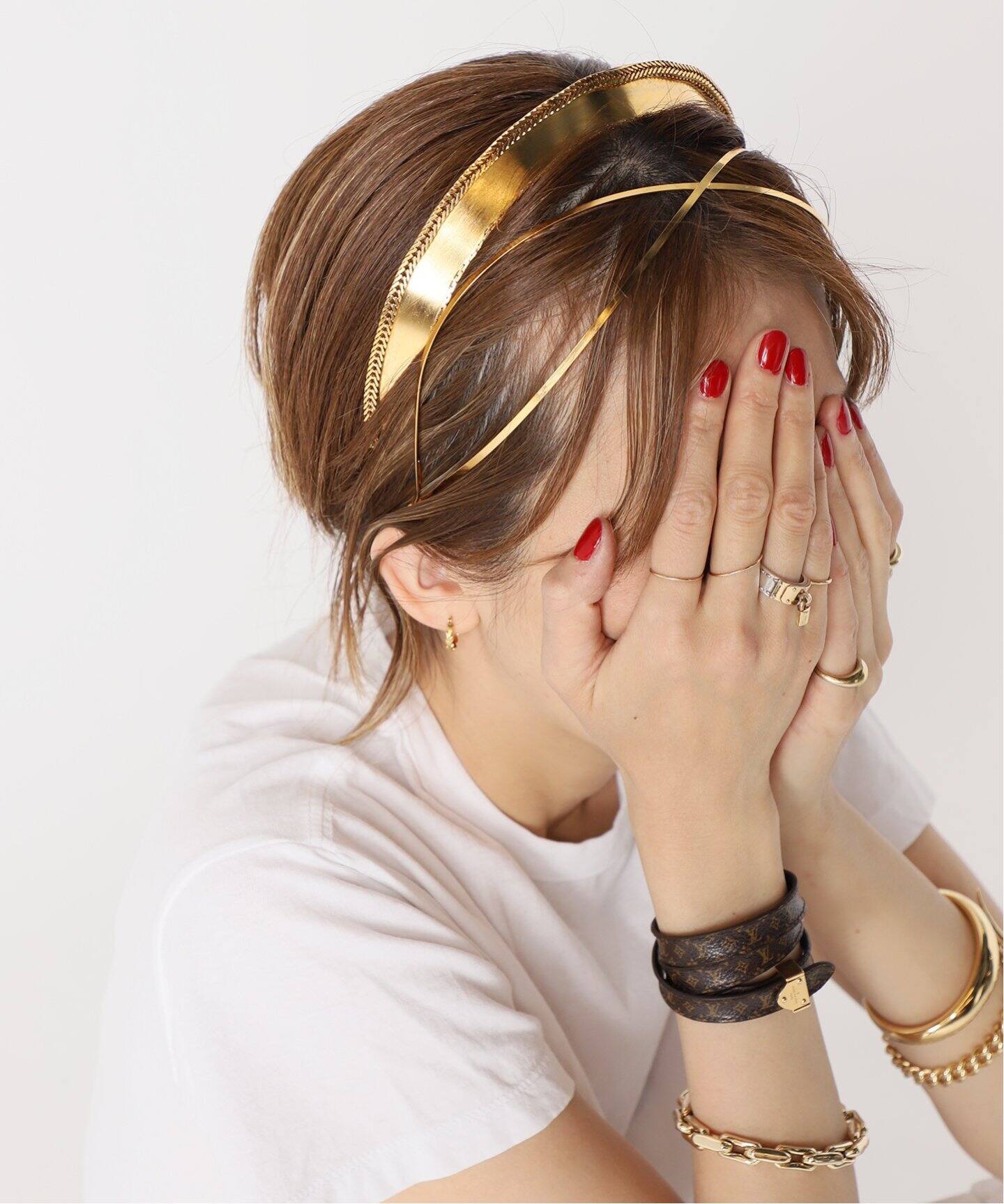 LELET NY/レレット ニューヨーク】 ワイドヘッドバンド（ヘア 