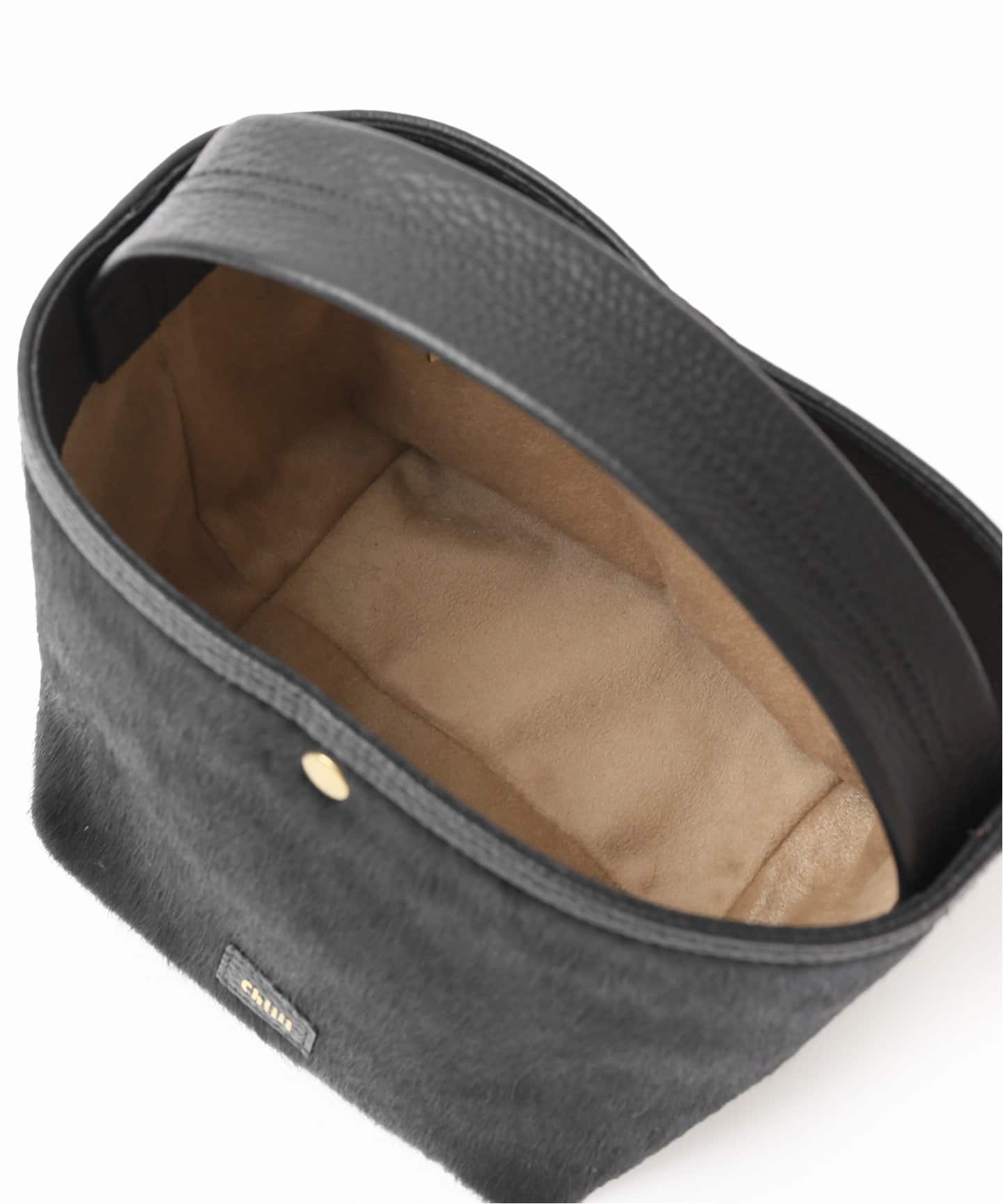 NOBLE別注・追加2》ch!iii/チーバッグ ヘアハイドバスケットBAG