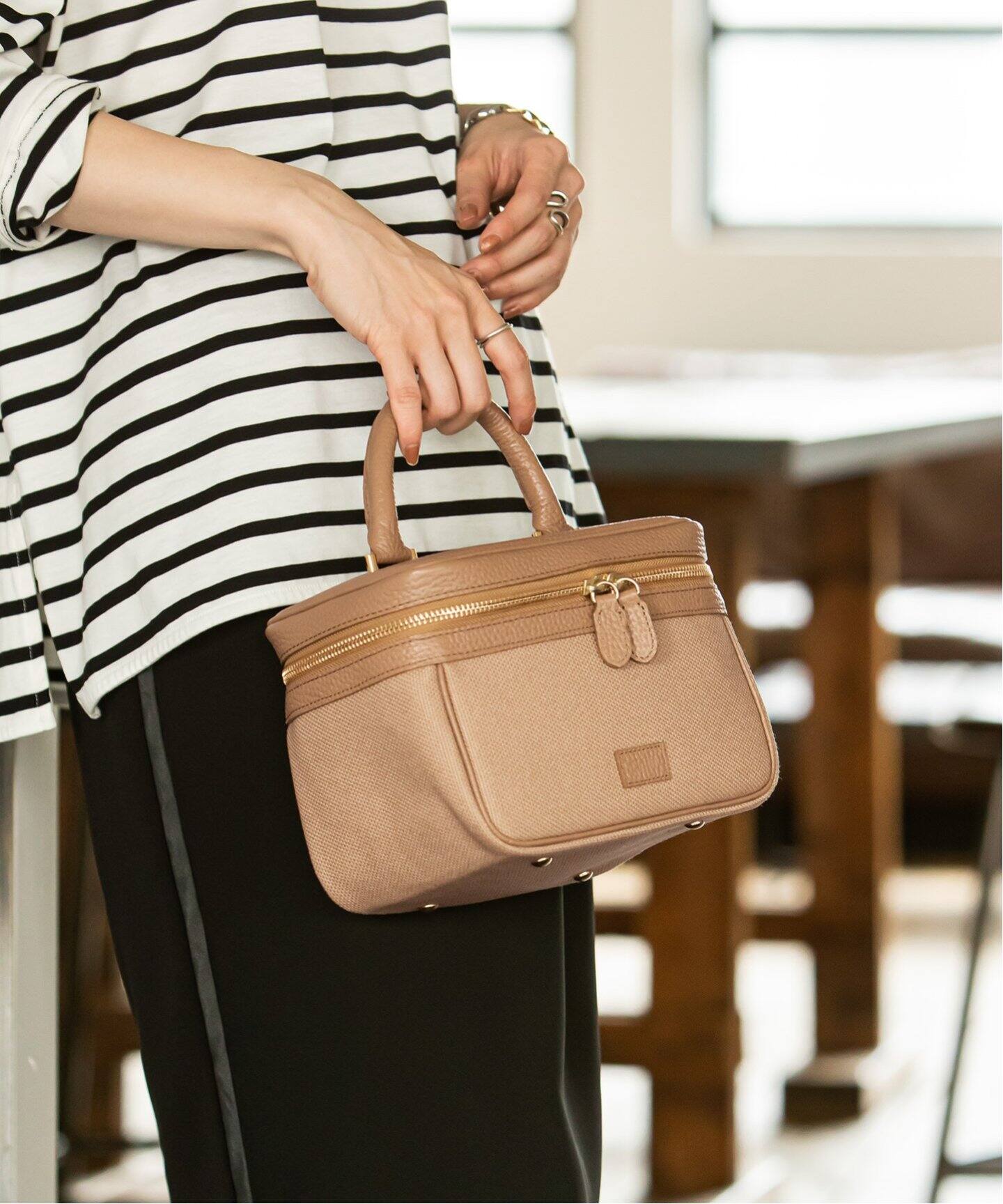 ch!iii】キャンバスバニティBAG◇（ハンドバッグ）｜NOBLE 