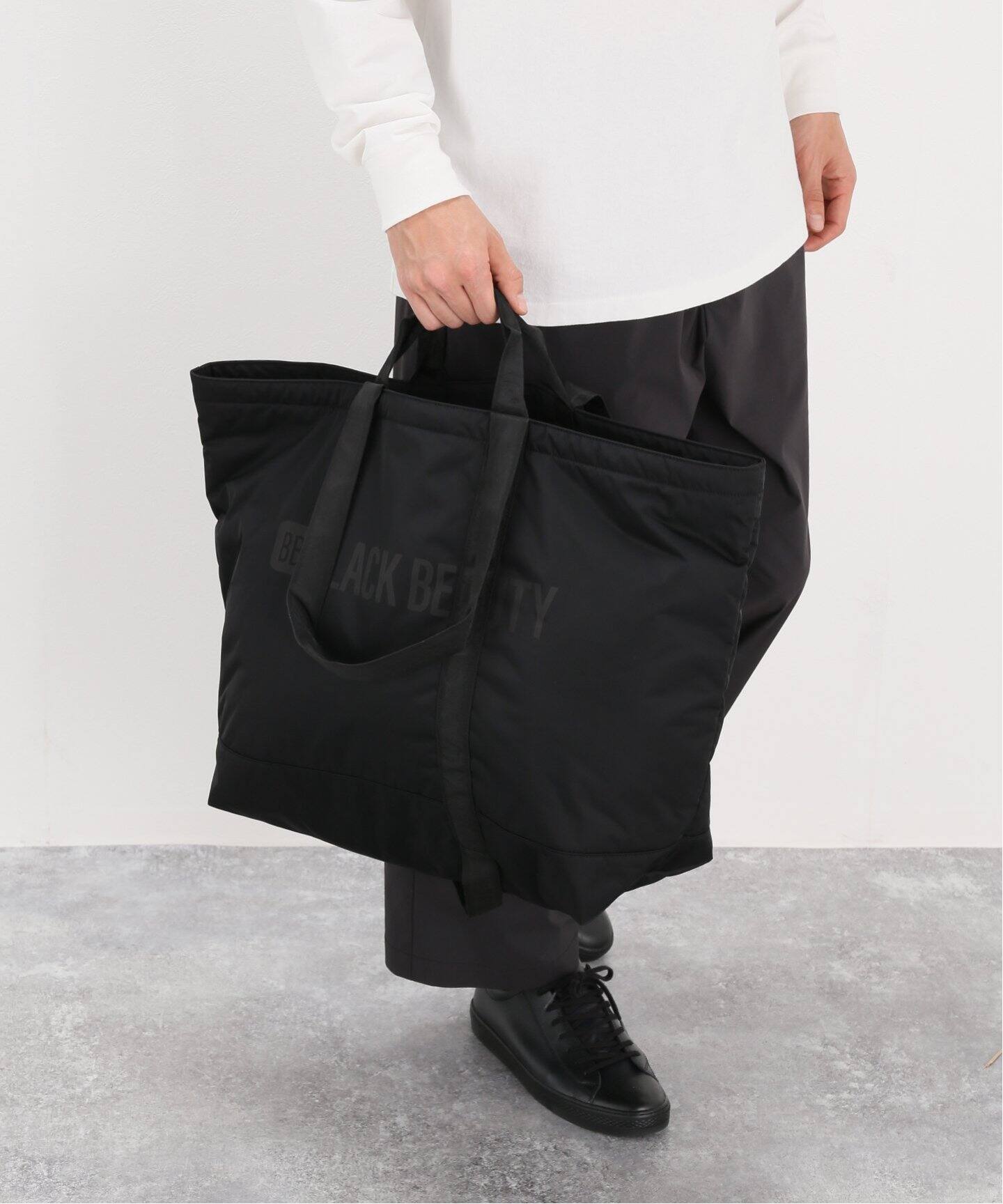 BLACK BEAUTY BY FRAGMENT DESIGN】RAMIDUS TOTE(LL)（トートバッグ 