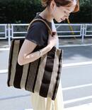 【Maison Bengal/マイソンベンガル】ストライプバッグ◆
