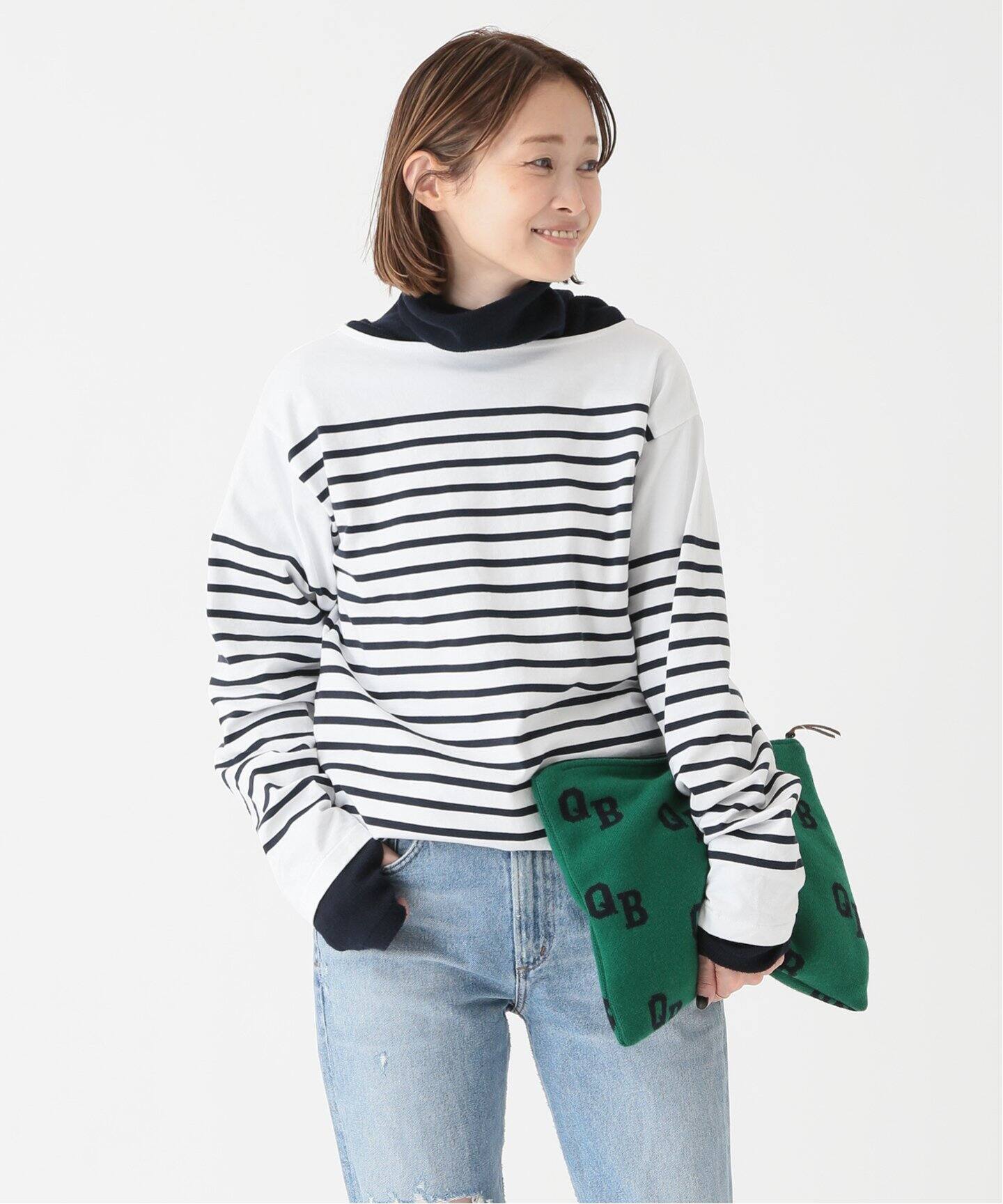 QUEENE&BELLE/クイーンアンドベル】QB MONOGRAM ポーチ（その他バッグ  