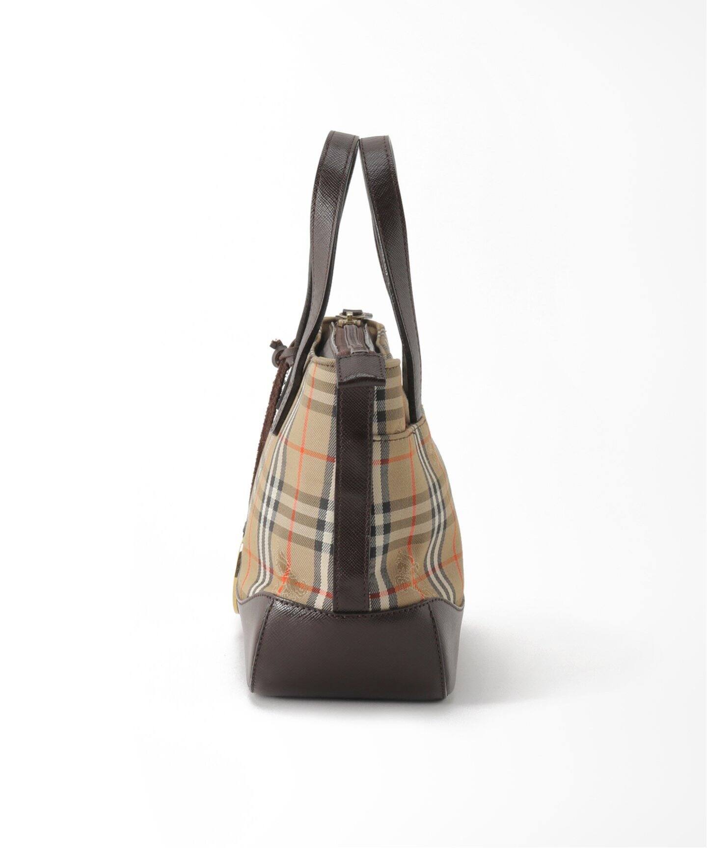BURBERRY / バーバリー】ノバチェックバッグ / ブラウン（ハンドバッグ 