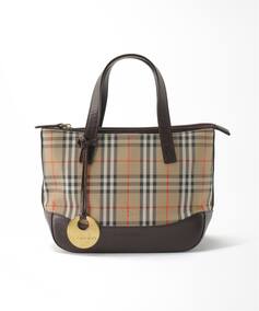 BURBERRY / バーバリー】ノバチェックバッグ / ブラウン（ハンドバッグ 