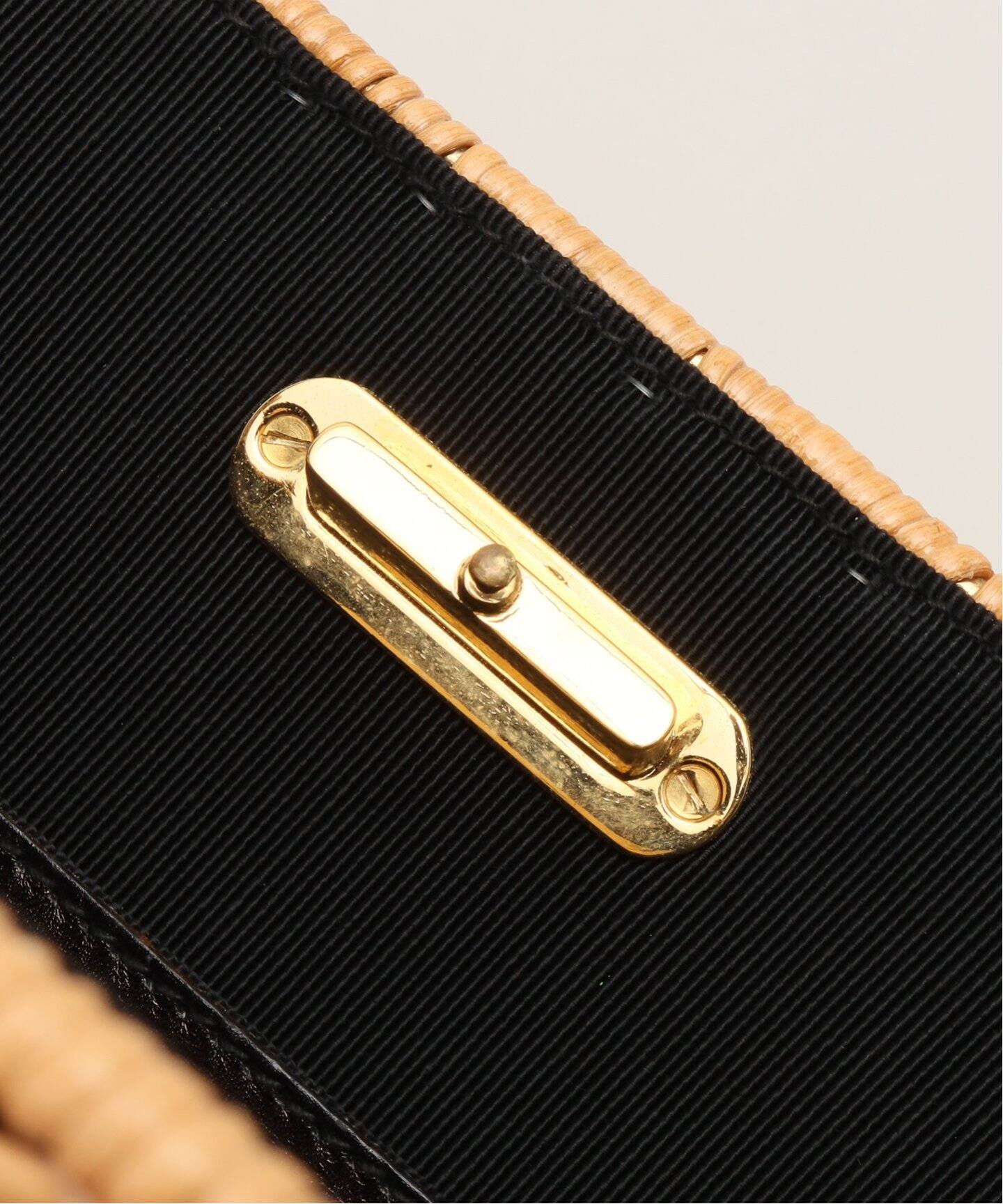 フェラガモ ハンドバッグ 腕掛け カゴバッグ ラタン ベージュ T206 VINTAGE FERRAGAMO/フェラガモ】 Gancini ラタンハンドバッグ
