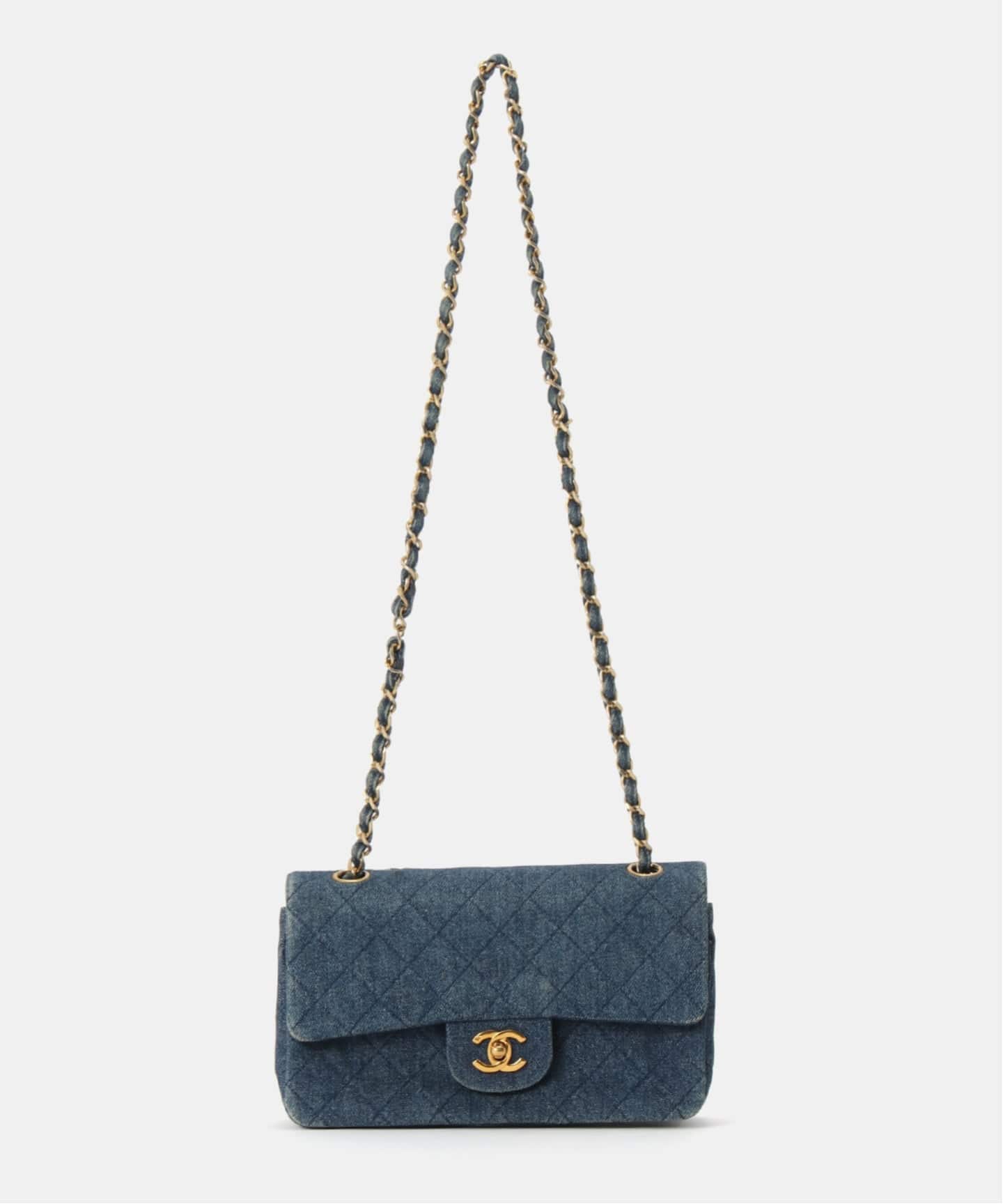 VINTAGE CHANEL/シャネル】Denim Matelasse（ショルダーバッグ