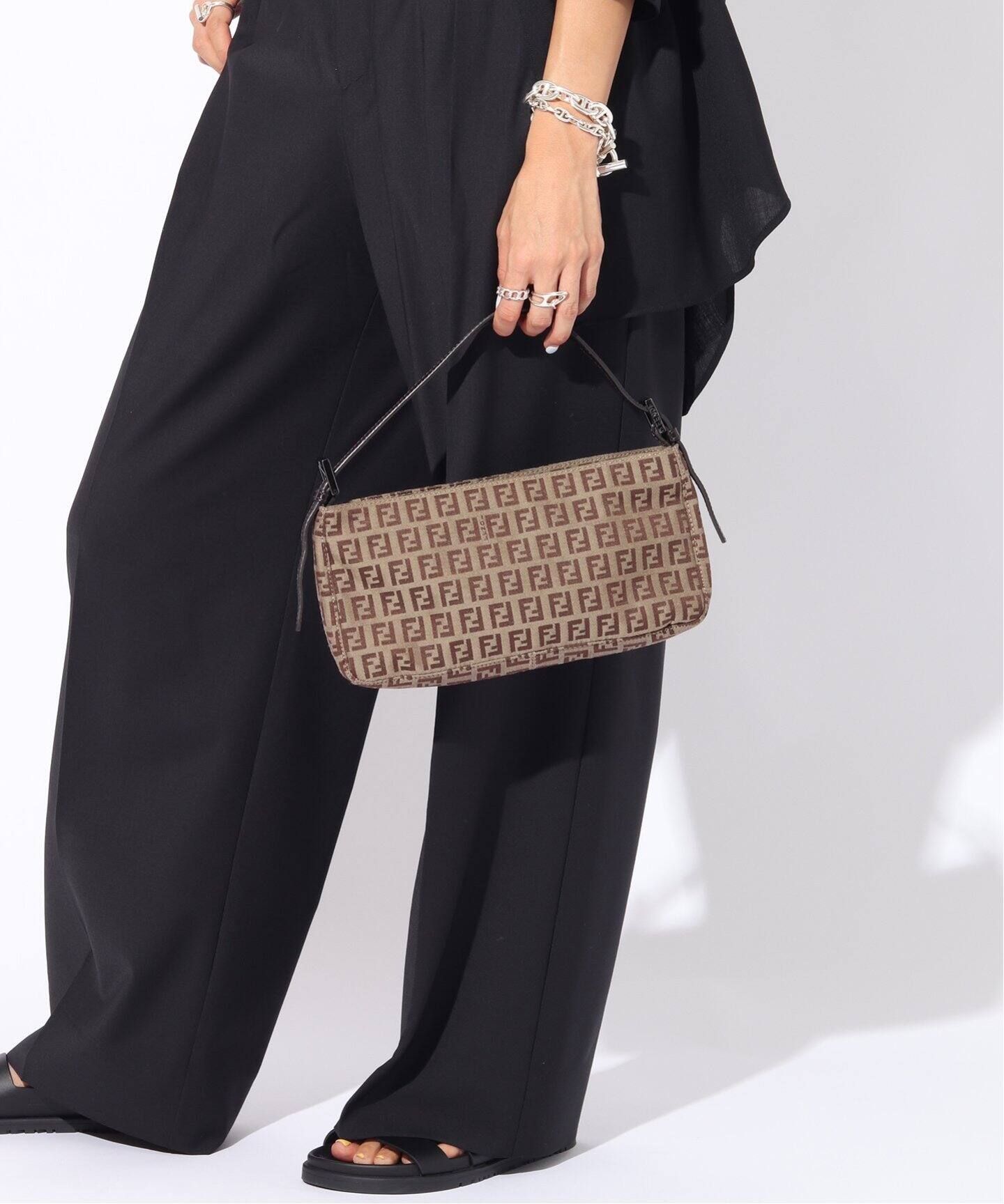 VINTAGE FENDI/フェンディ】 ズッキーノ ハンドバッグ（ハンドバッグ  