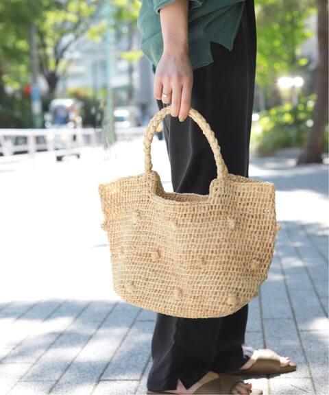 Slobe ポップコーン編みラフィアハンドバッグ Slobe Iena スローブ イエナ 公式のファッション通販 Baycrew S Store