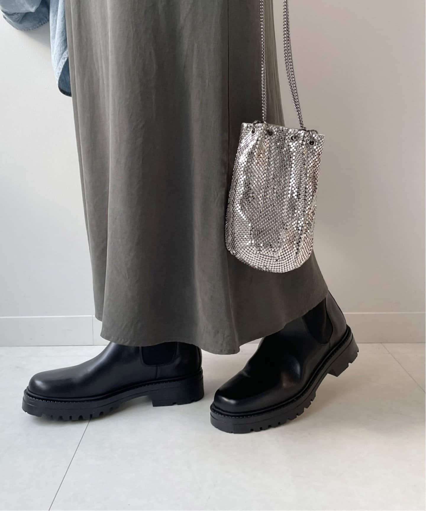 E*n様 フレームワーク　CORSOROMA9 サイドゴアボリュームブーツ　新品 CORSOROMA9】 サイドゴアボリュームブーツ5◇（ブーティ・ショート