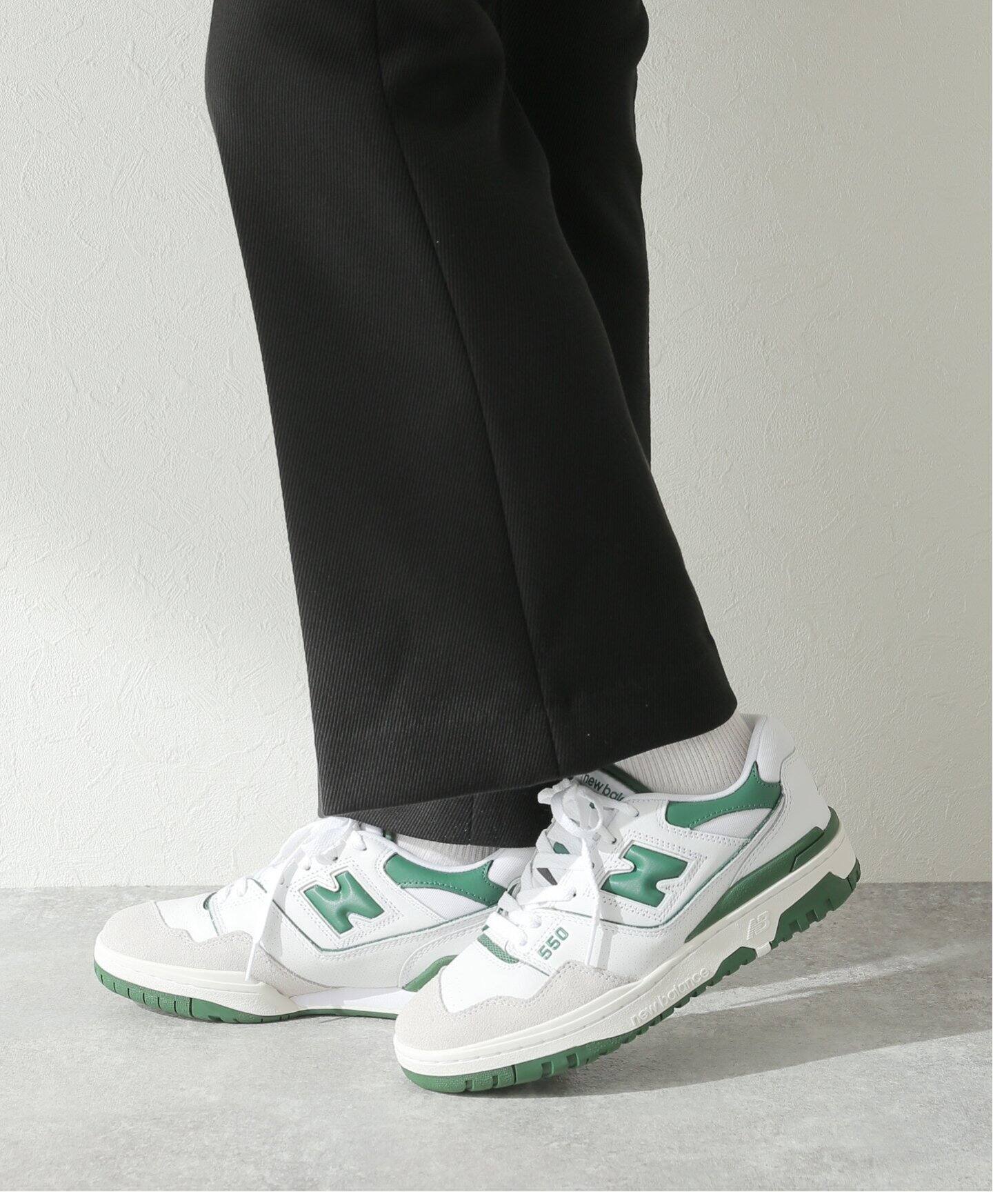 New Balance New Balance BB550 leather trainers  White｜MATCHESFASHION（マッチズファッション)