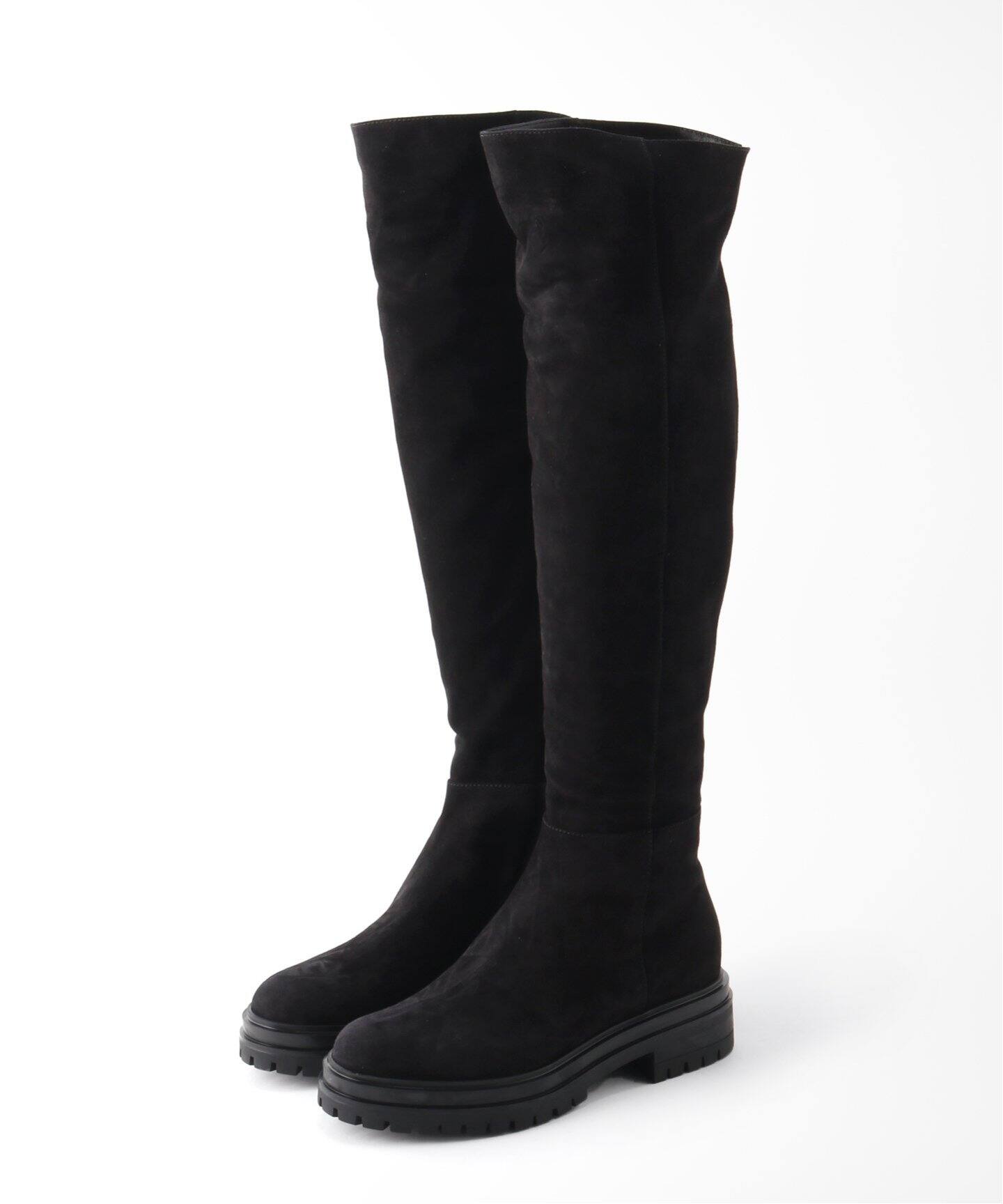 GIANVITO ROSSI/ジャンヴィト ロッシ】Suede Knee high boots（ロング 