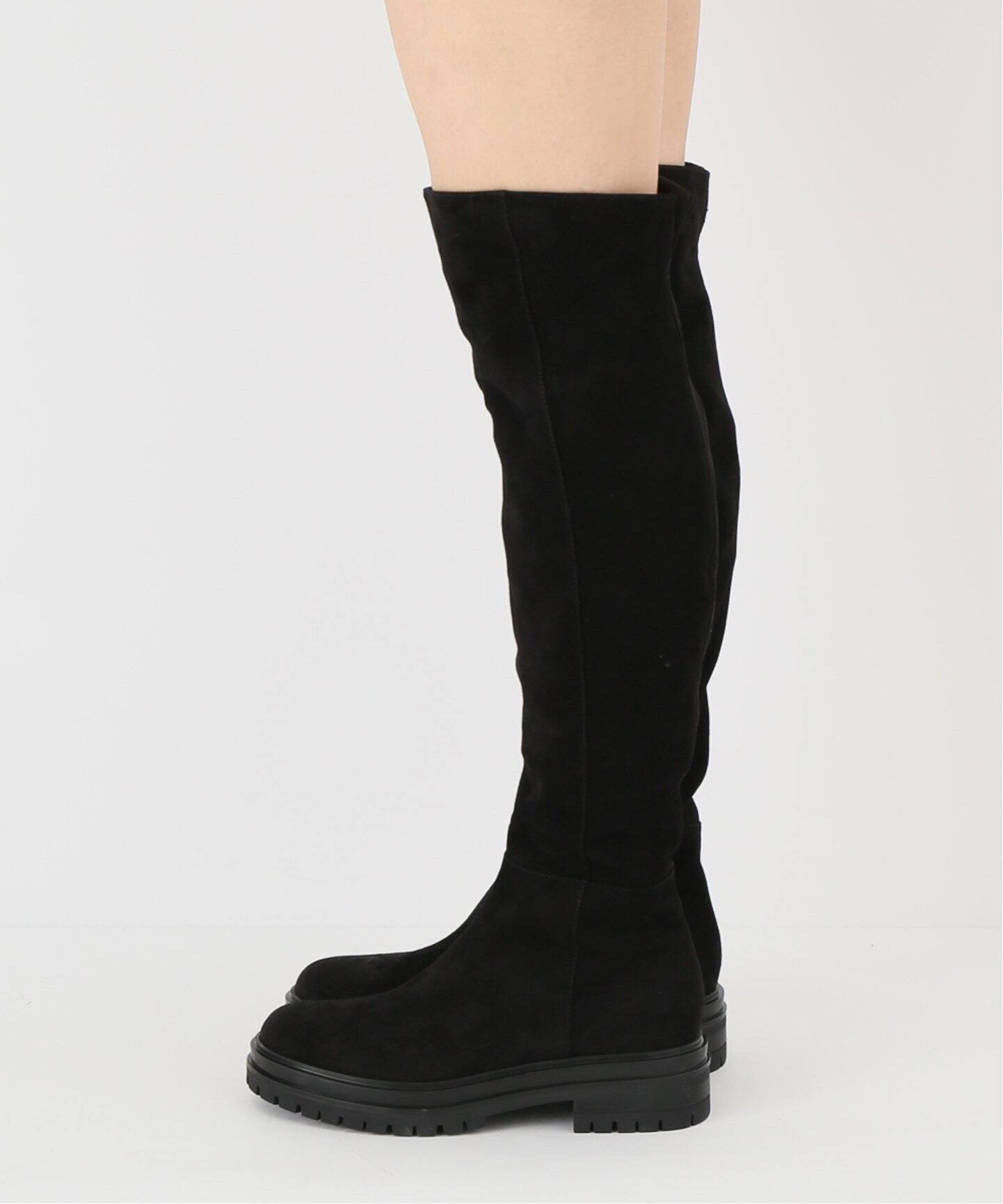 GIANVITO ROSSI/ジャンヴィト ロッシ】Suede Knee high boots（ロング 