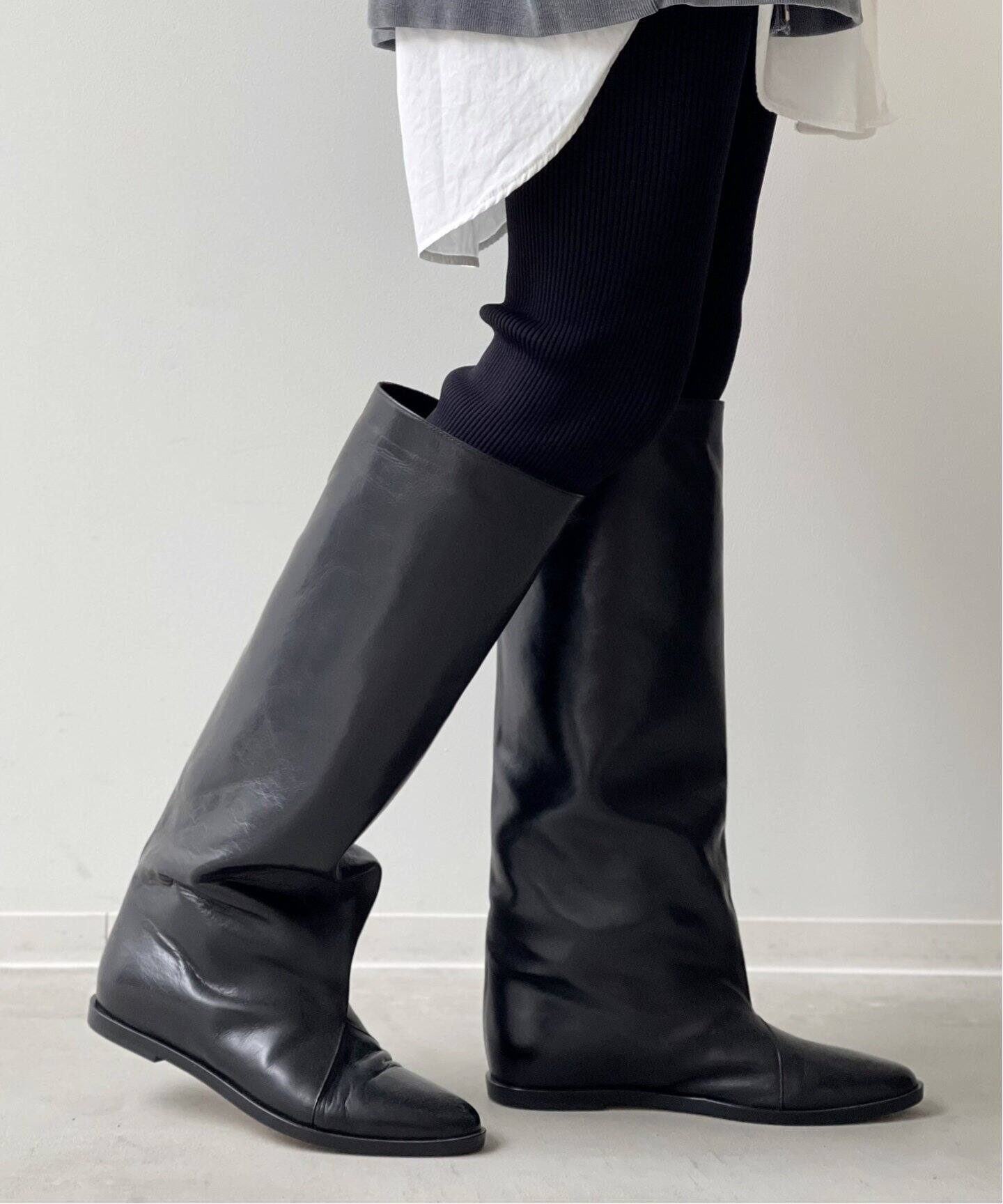 BRENTA/ブレンタ】Cover Boots（ロングブーツ）｜L 