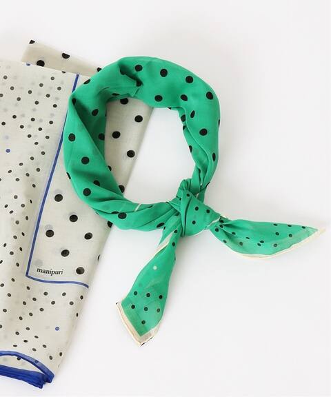 Manipuri マニプリ ジオメドットスカーフ U By Spick Span ユーバイスピックアンドスパン 公式のファッション通販 Baycrew S Store