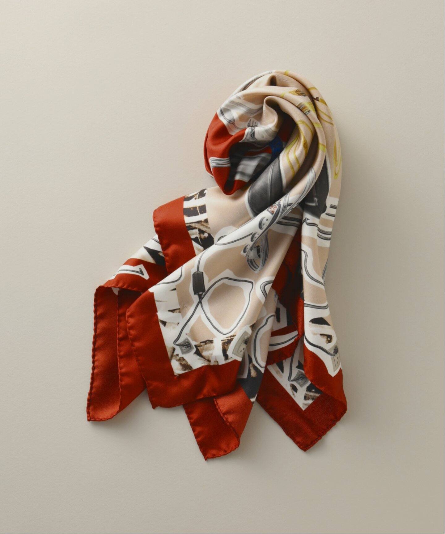 MAISON MARGIELA メゾン・マルジェラ / FOULARD SILK SCARF|WORLDLY MAISON MARGIELA メゾン・マルジェラ / FOULARD SILK SCARF|WORLDLY