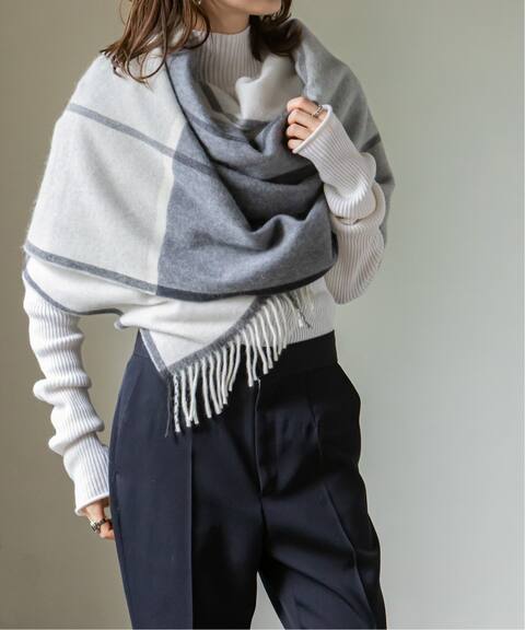 予約 Begg ブロックチェックストール Noble ノーブル 公式のファッション通販 Baycrew S Store