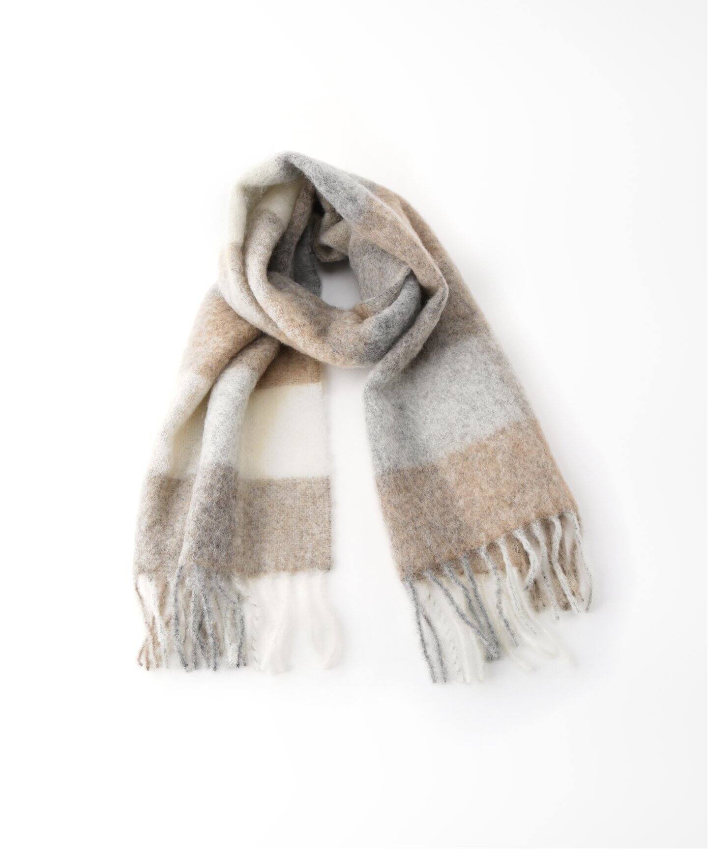 HOLZWEILER/ホルツウェイラー】Fresia check Stole：ストール 