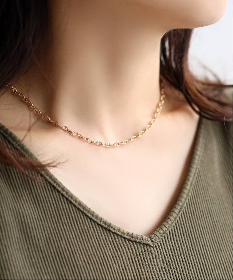 タングルチェーン38cmネックレス K10（ネックレス）｜Lilas（リラ）の 