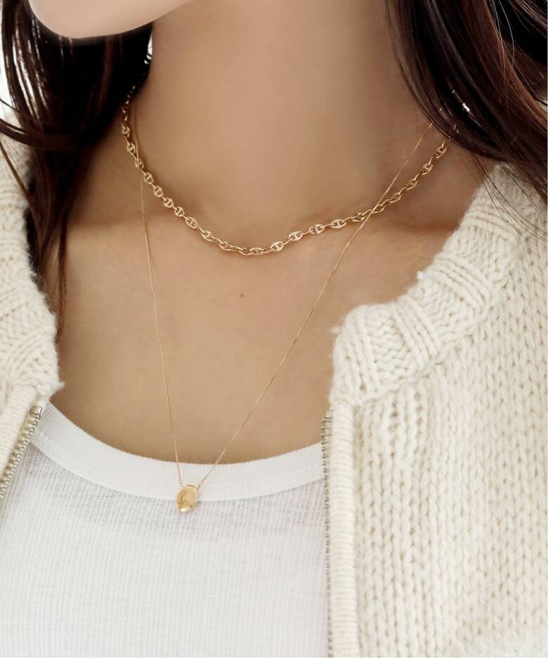 タングルチェーン38cmネックレス K10（ネックレス）｜Lilas（リラ）の 
