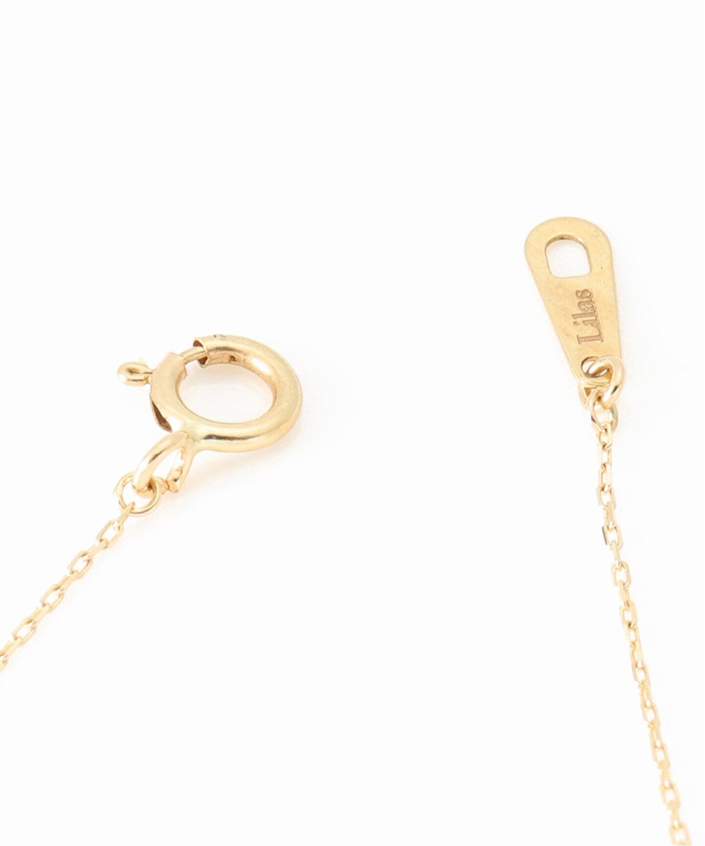 【Lilas】K10 ホワイトトパーズヒシガタモチーフネックレス Lilas】K10 ホワイトトパーズヒシガタモチーフネックレス 【公式通販】