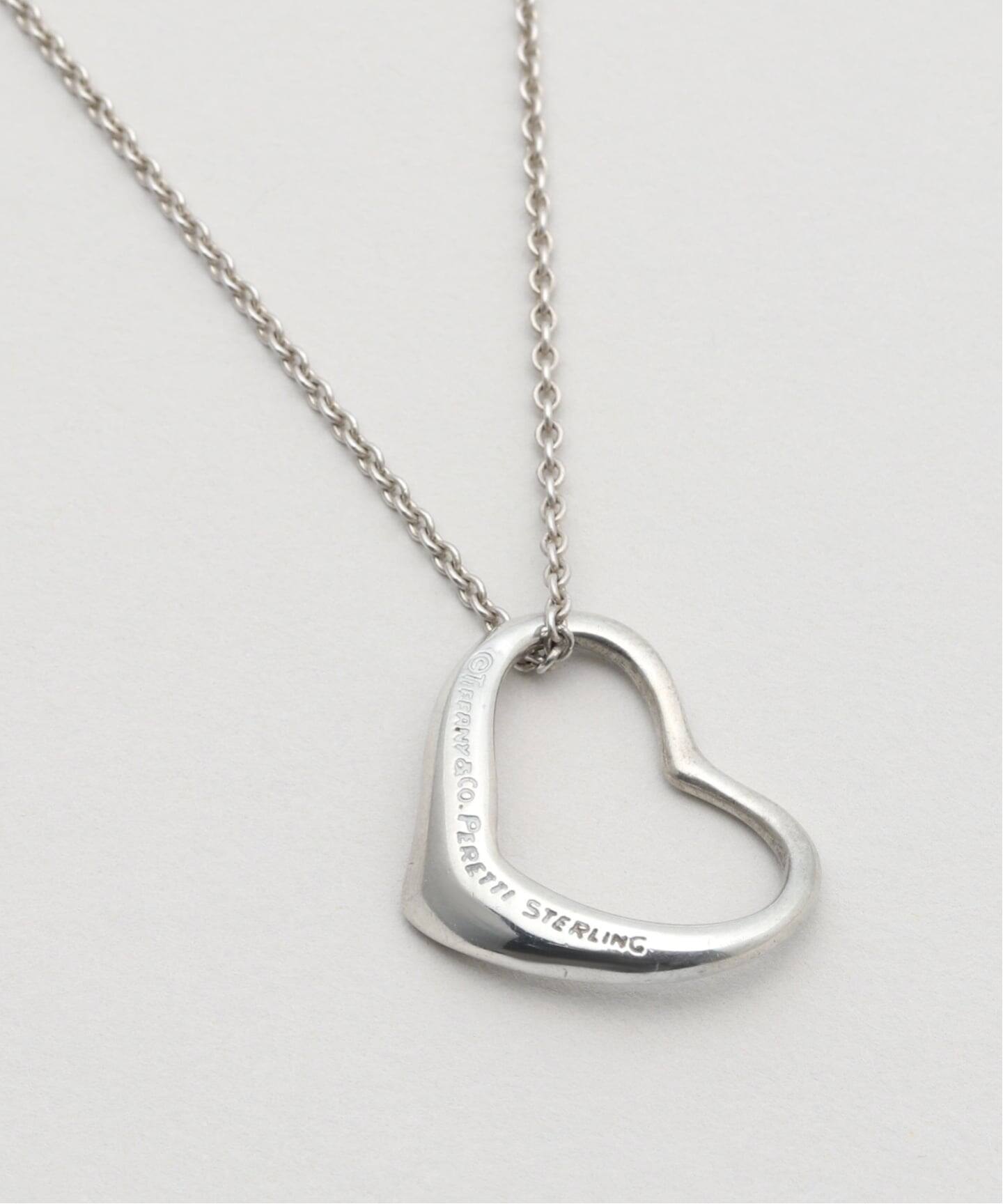 Tiffany & Co ティファニー Open Heart Pendant ペンダント org.jpg