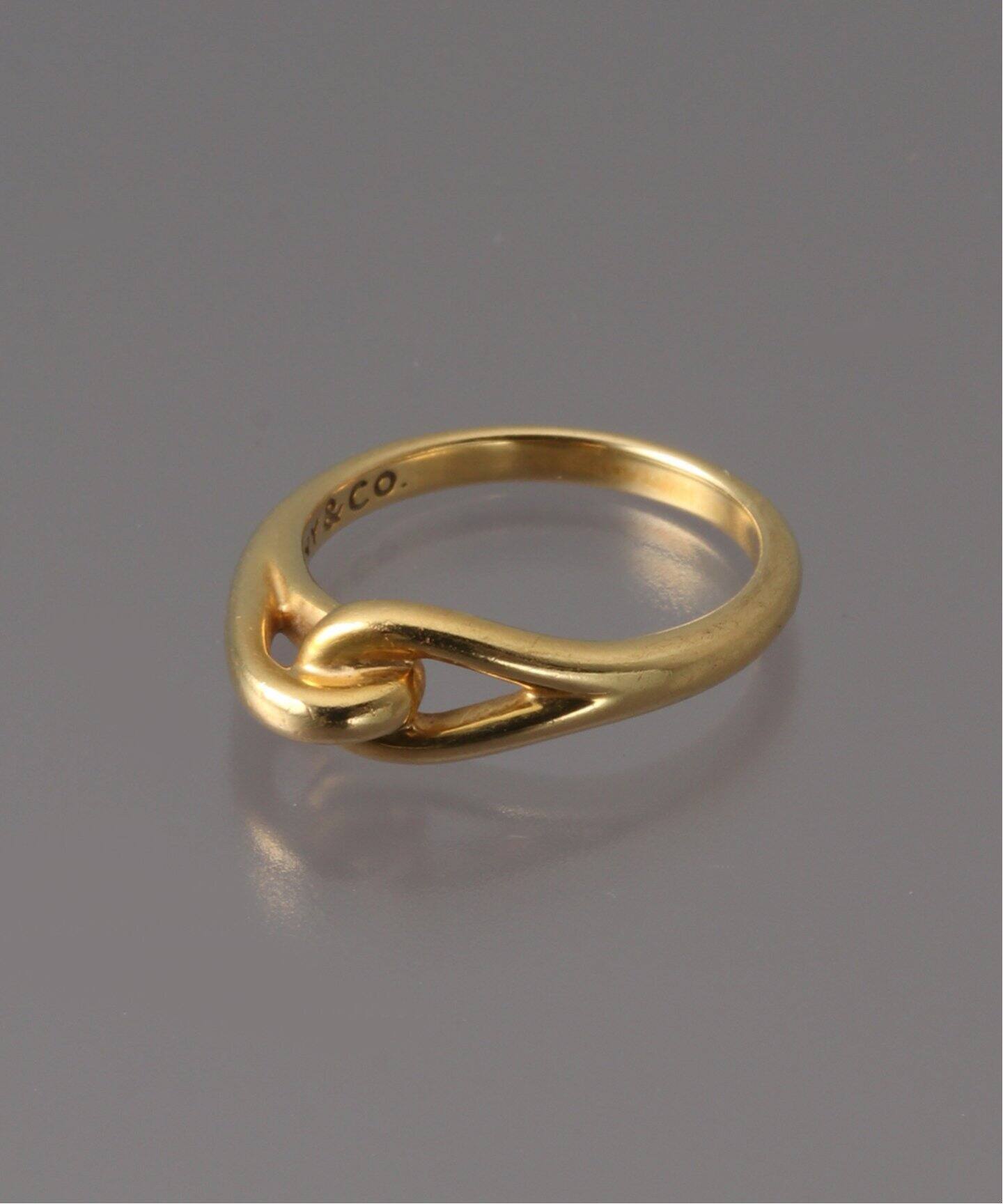 OLD TIFFANY&Co. ティファニー / GOLD KNOT RING : ゴールド・ノット ...
