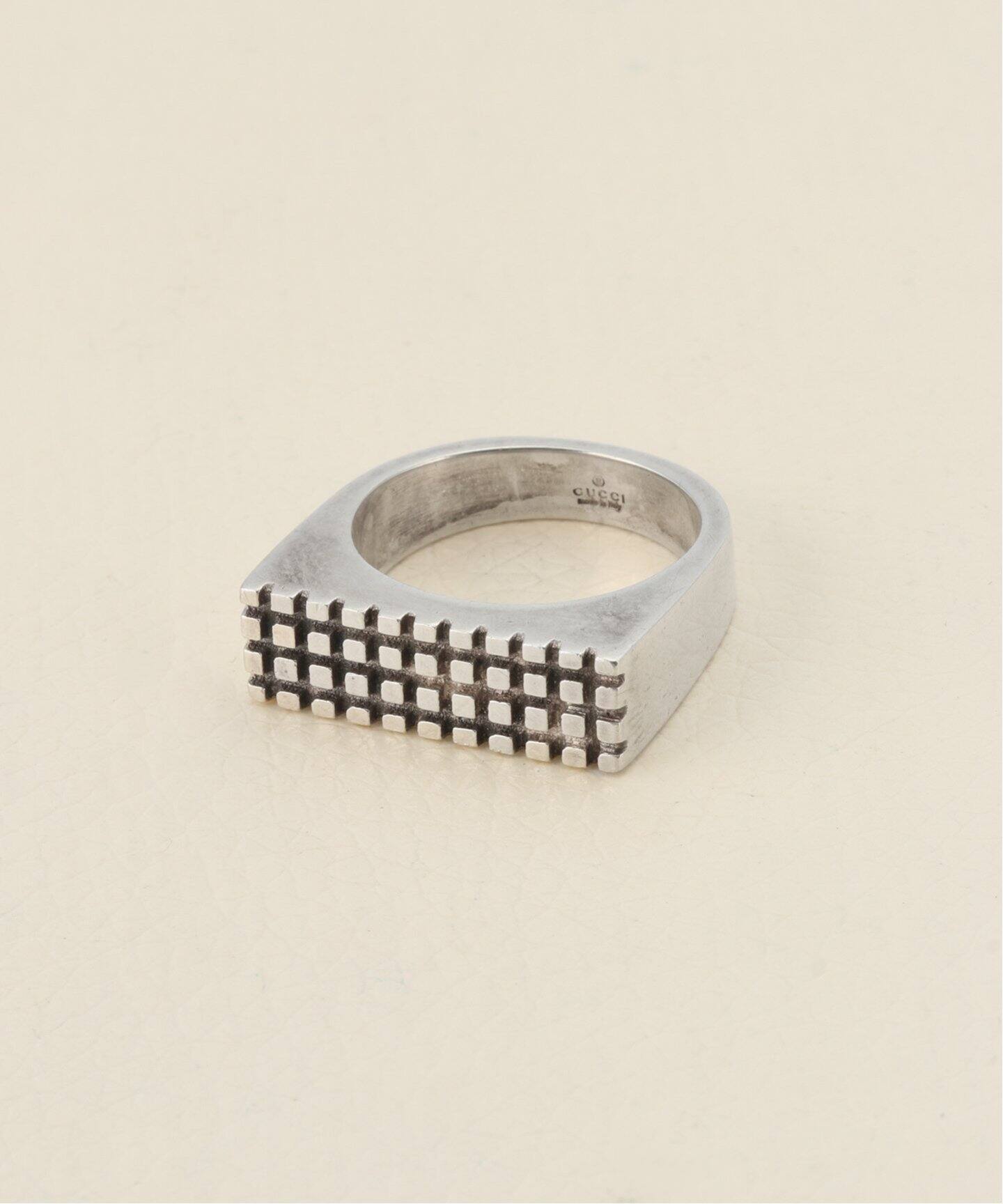 VINTAGE GUCCI/グッチ】Square ring（リング）｜ENSEMBLE 