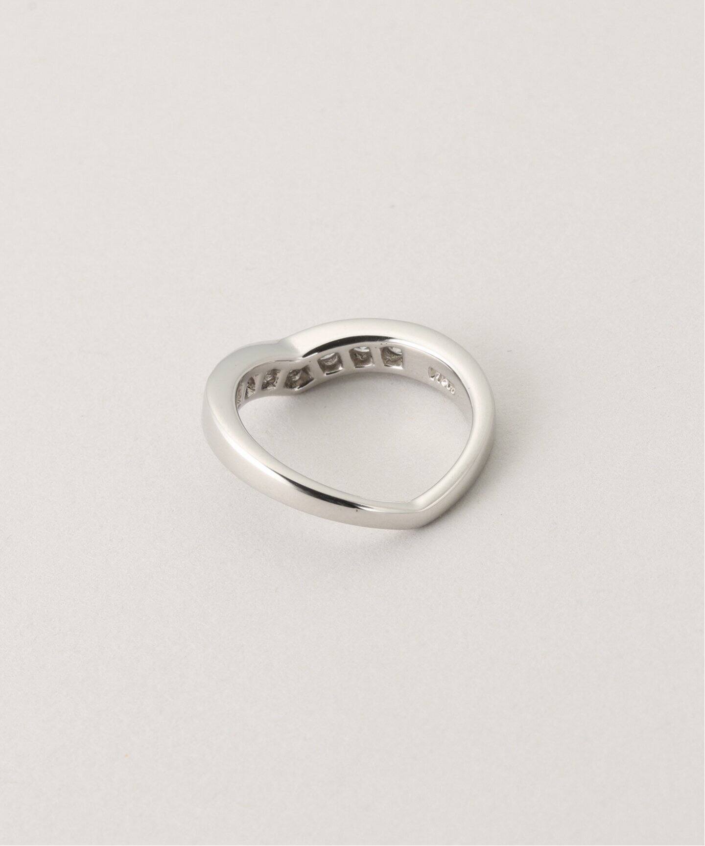 VINTAGE TIFFANY&Co./ティファニー】PT・V Band ring（リング 