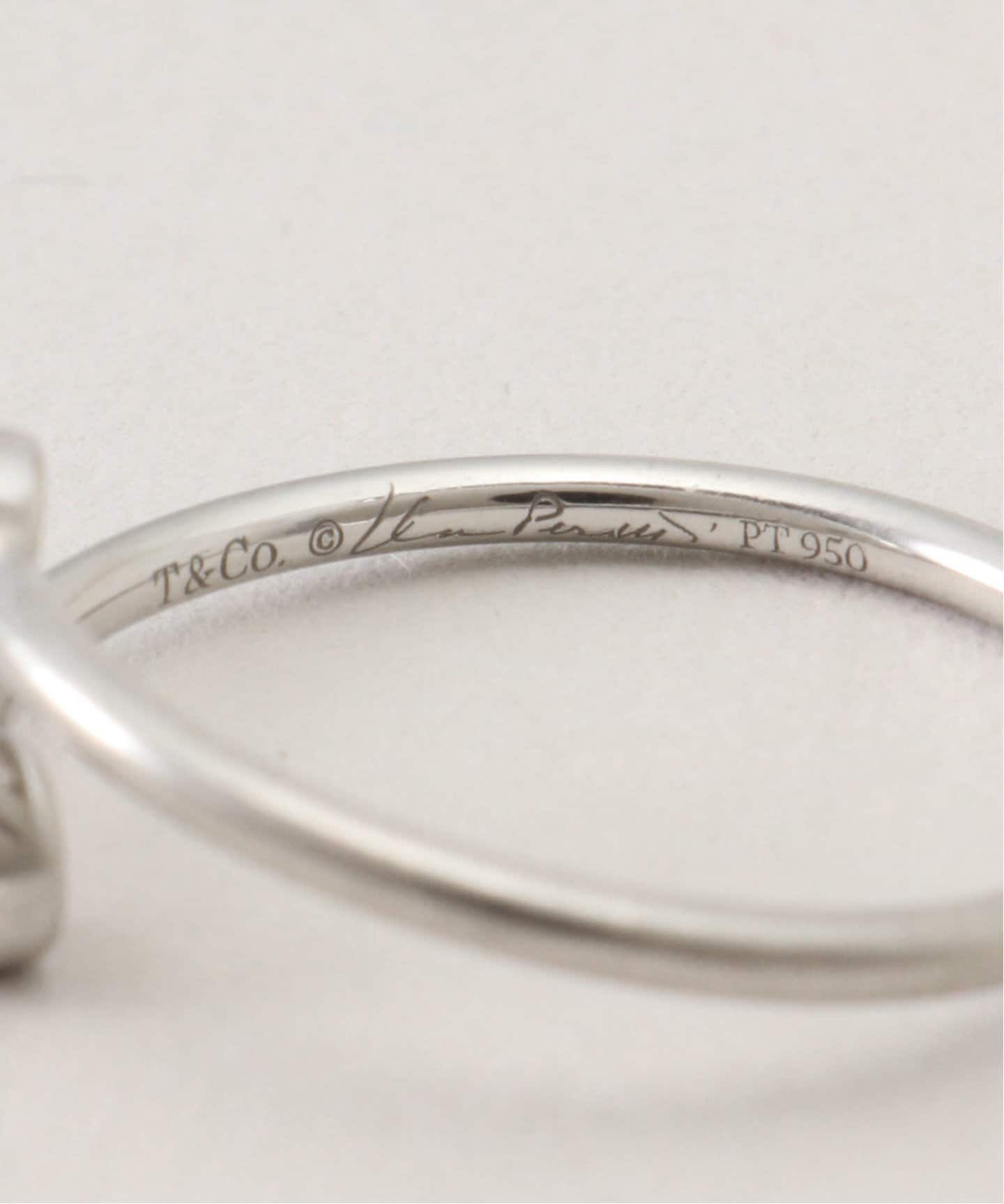 VINTAGE TIFFANY&Co./ティファニー】 Diamond hoop ring（リング