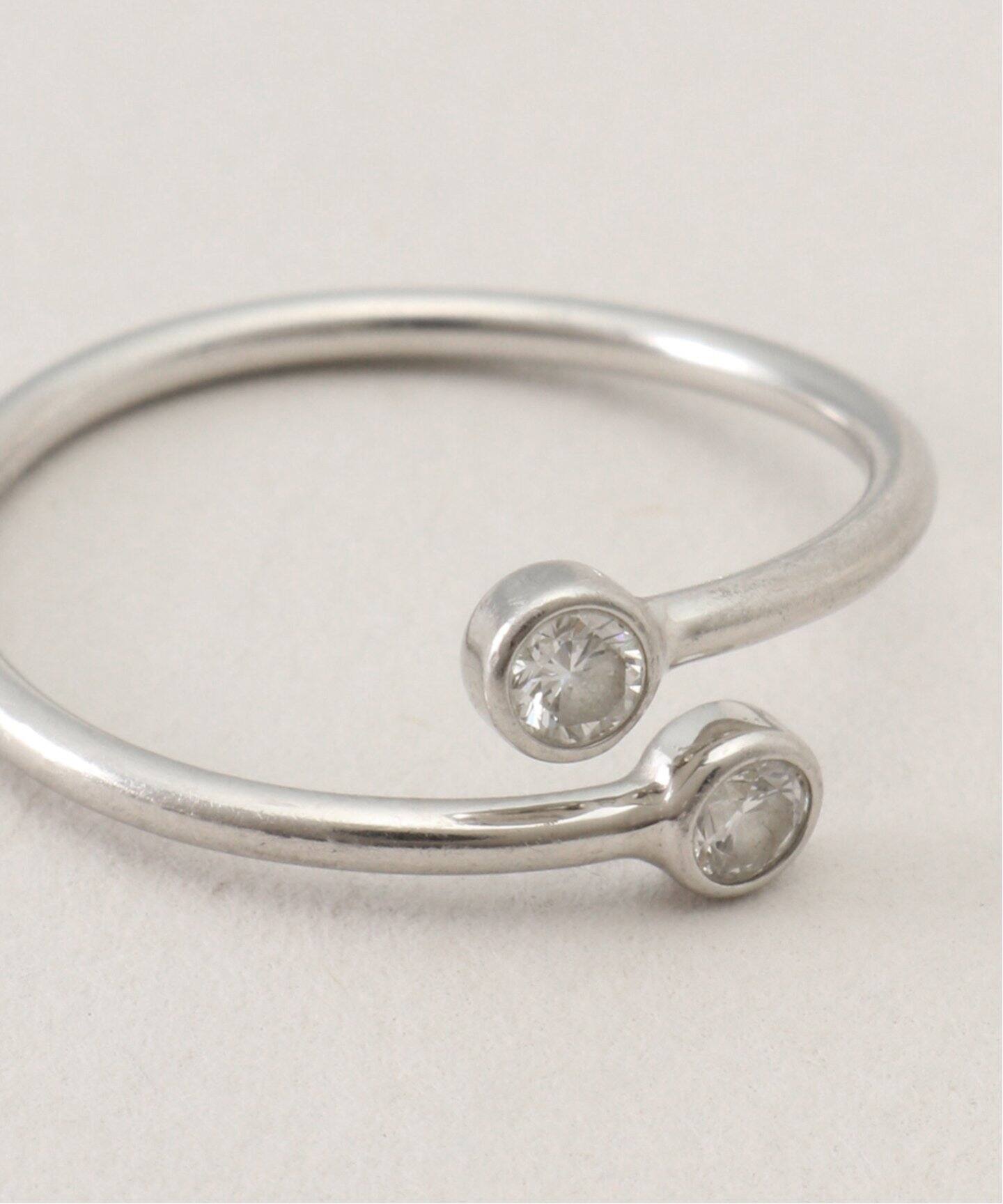 VINTAGE TIFFANY&Co./ティファニー】 Diamond hoop ring（リング