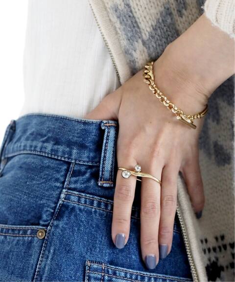 Samh By Lilas キヘイミックスチェーンブレスレット Lilas リラ 公式のファッション通販 Baycrew S Store