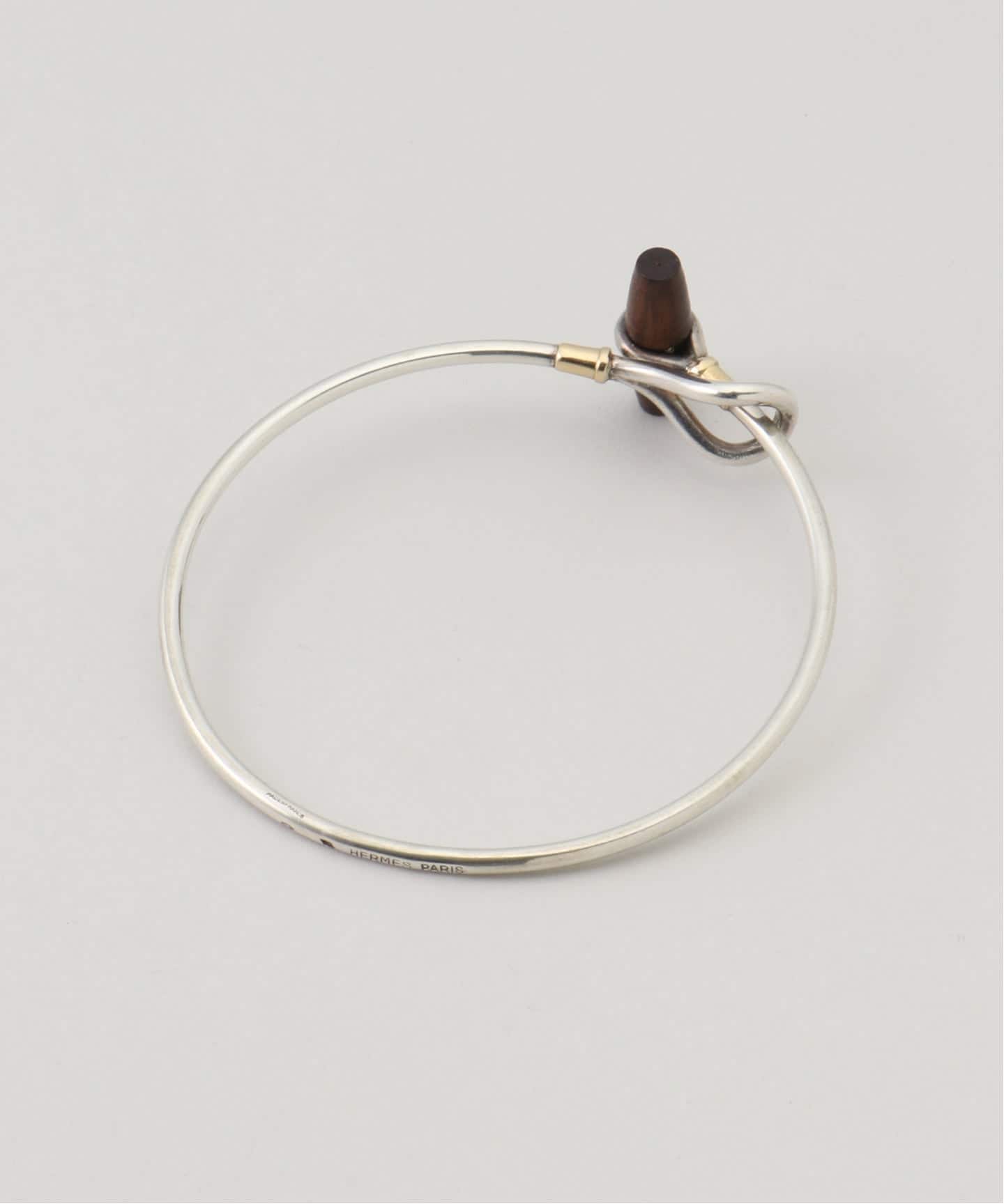 VINTAGE HERMES/エルメス】Wood Hook bangle（ブレスレット・バングル