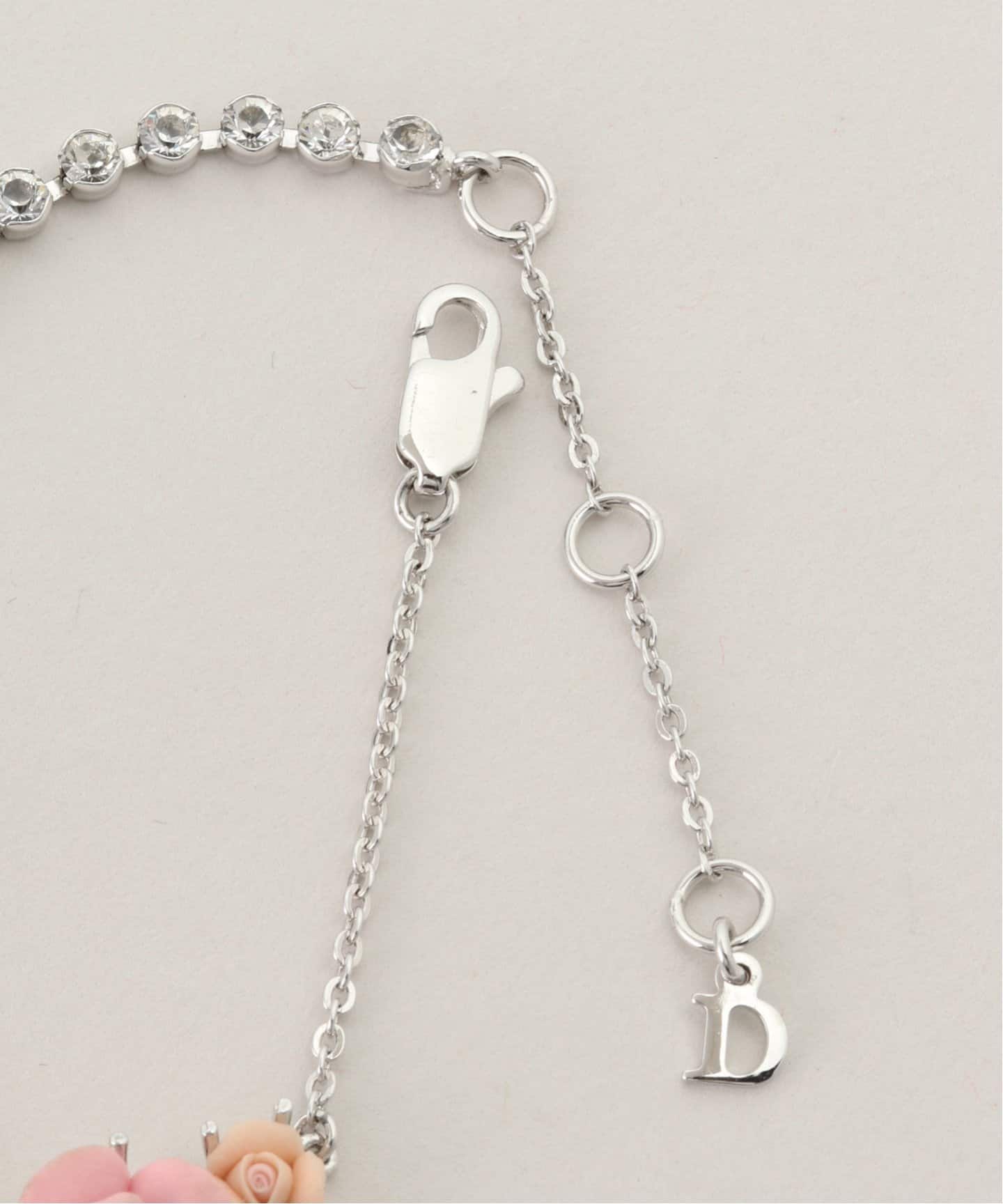 90s DIOL vintage bracelet ディオール ブレス VINTAGE DIOR/ディオール】 bracelet logo rs（ブレスレット
