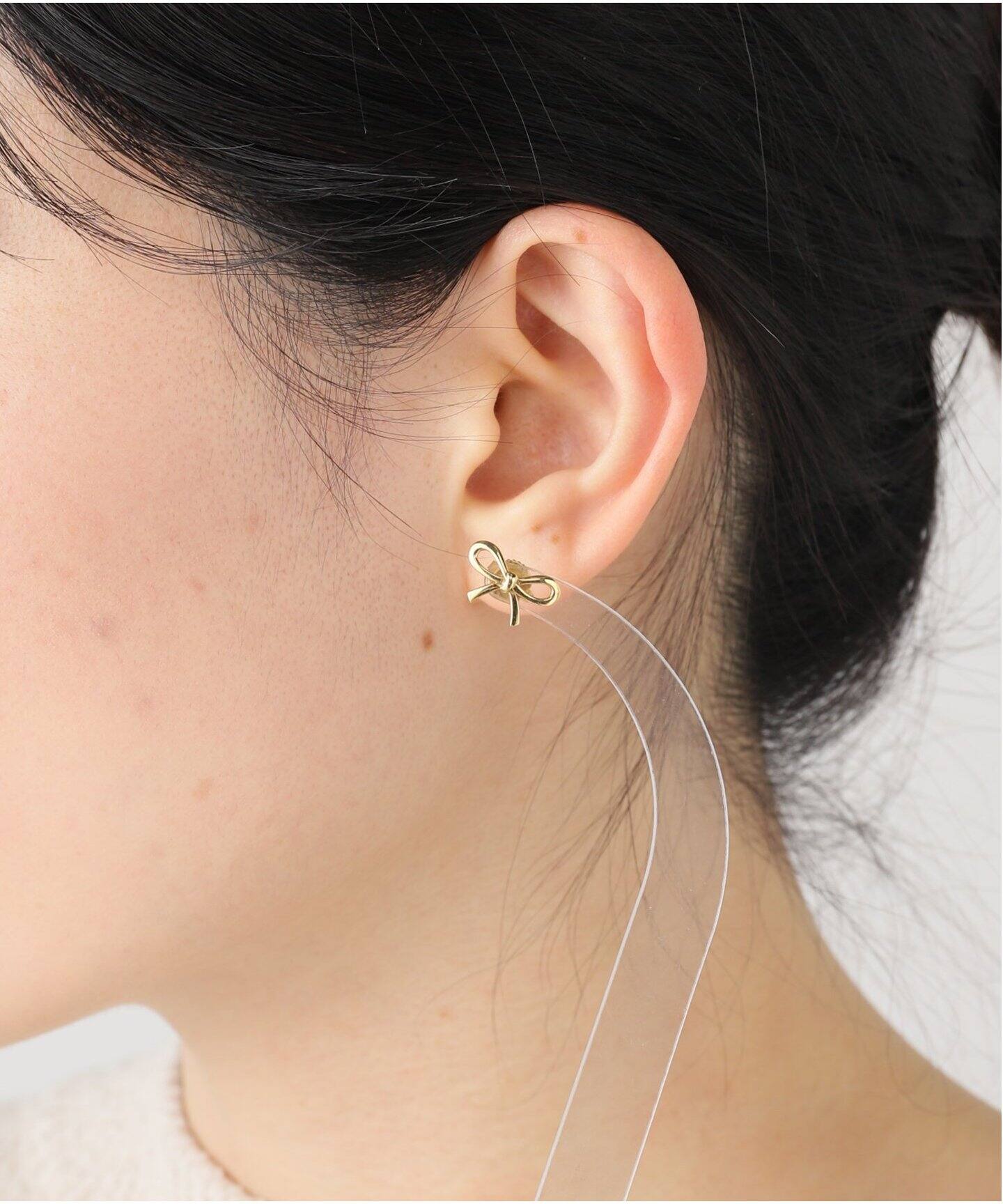 TIFFANY / ティファニー】Bow pierced earrings（ピアス（両耳用 