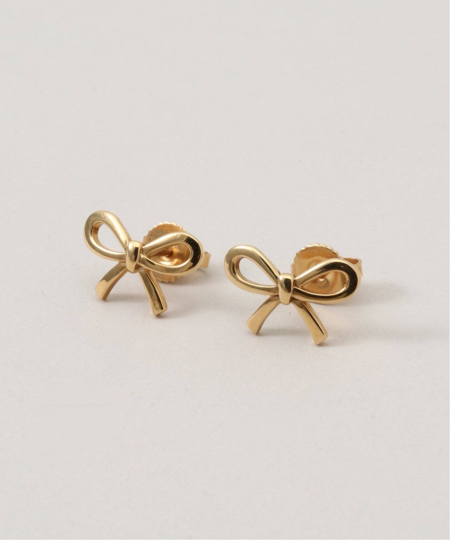 TIFFANY / ティファニー】Bow pierced earrings（ピアス（両耳用 