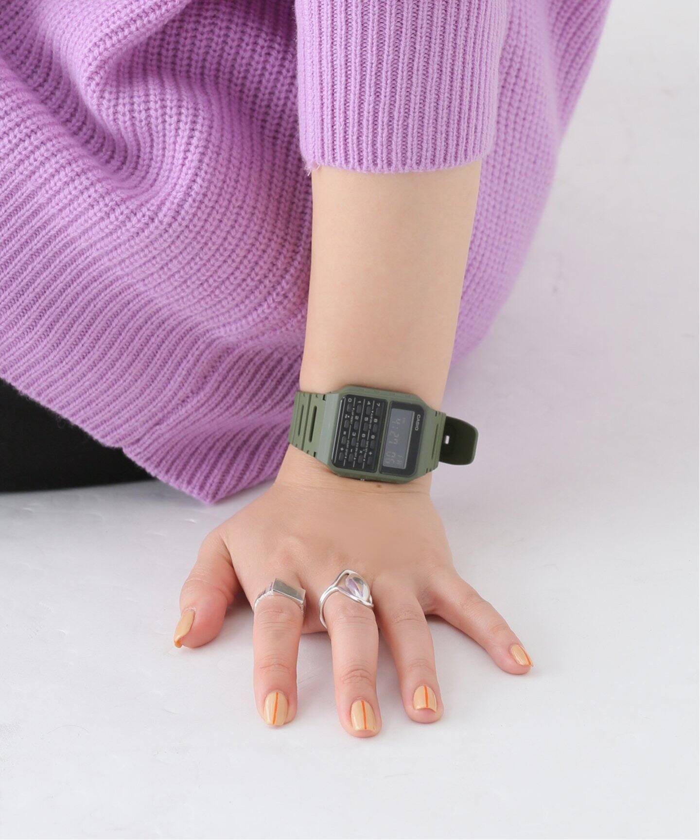 CASIO/カシオ】 CA-53WF-3BJF Olive（新品）｜HIROB（ヒロブ）の