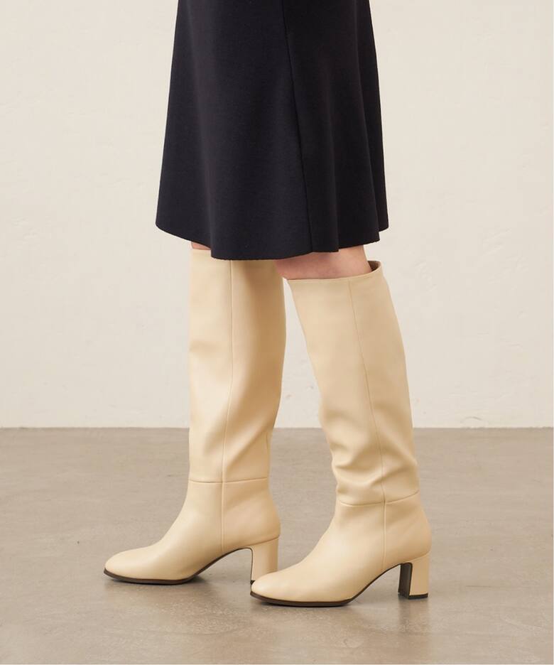 6cmスクエアロングブーツ◇（ロングブーツ）｜LE TALON（ル タロン）の  