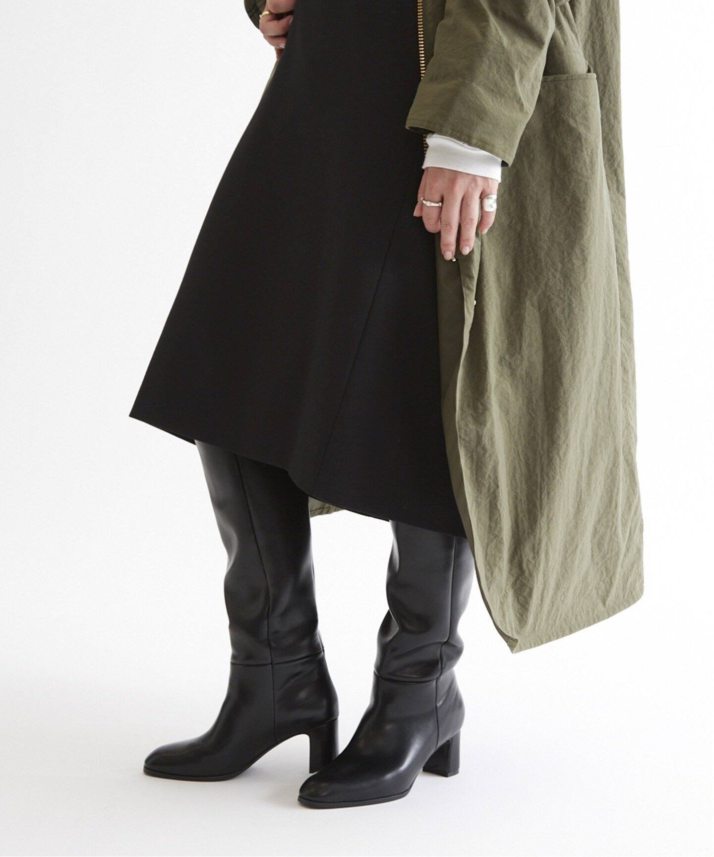 6cmスクエアロングブーツ◇（ロングブーツ）｜LE TALON（ル タロン）の  