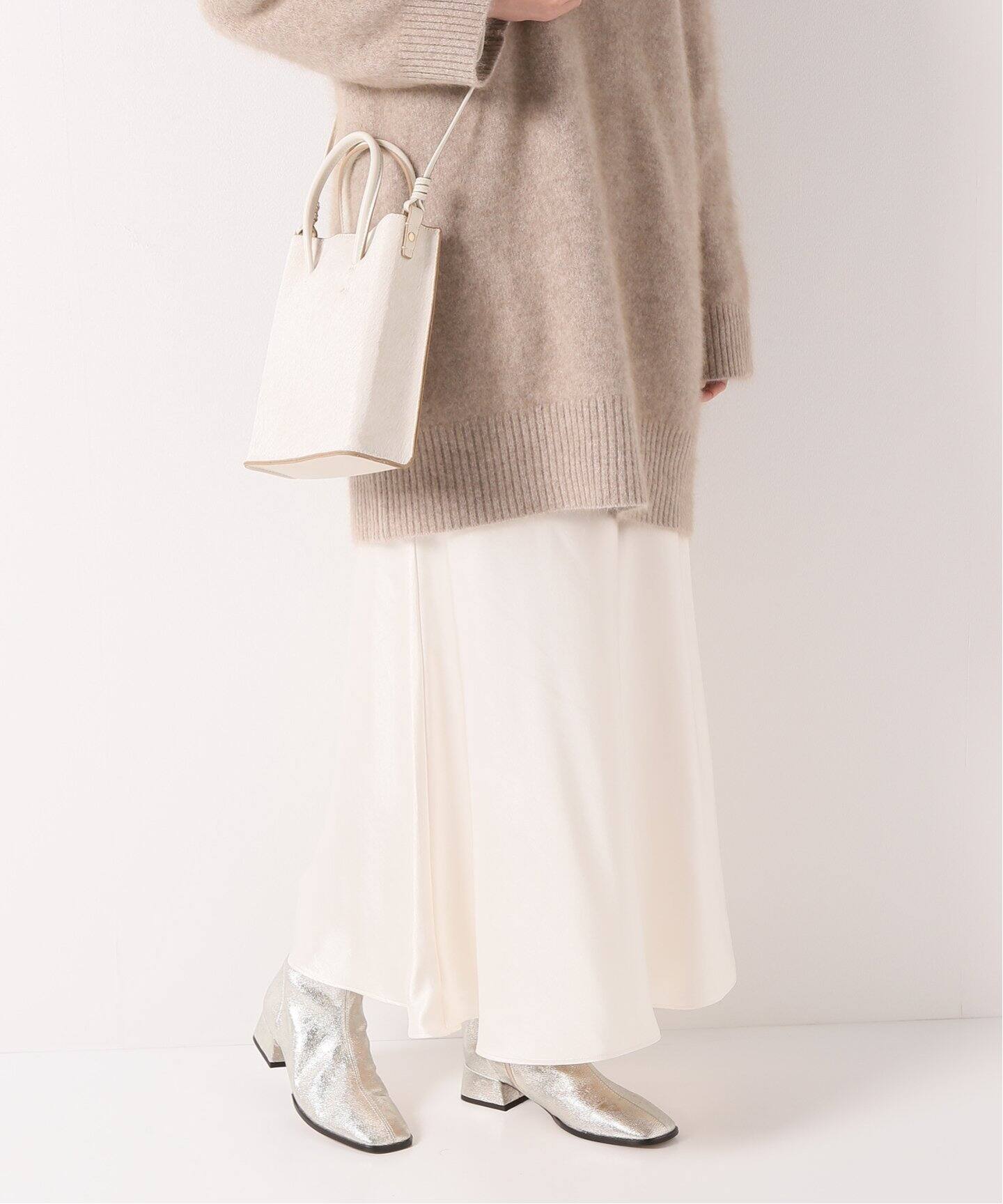 GRISE 3cmスクエアソフトフィットショートブーツ（ブーティ・ショート