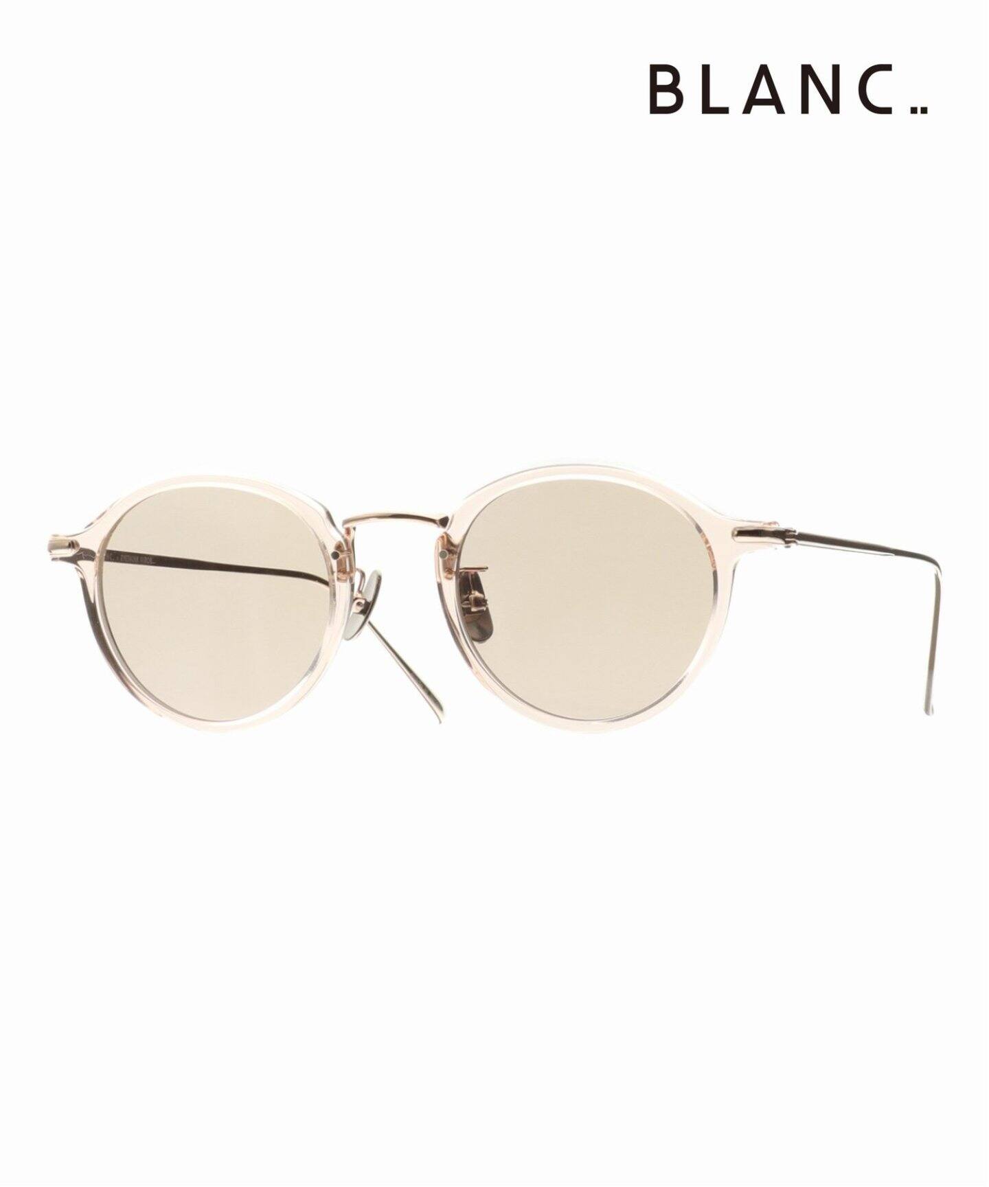 BLANC x EYETHINK ET002 CHAMPAGNE / M.BRN（メガネ）｜EYETHINK 