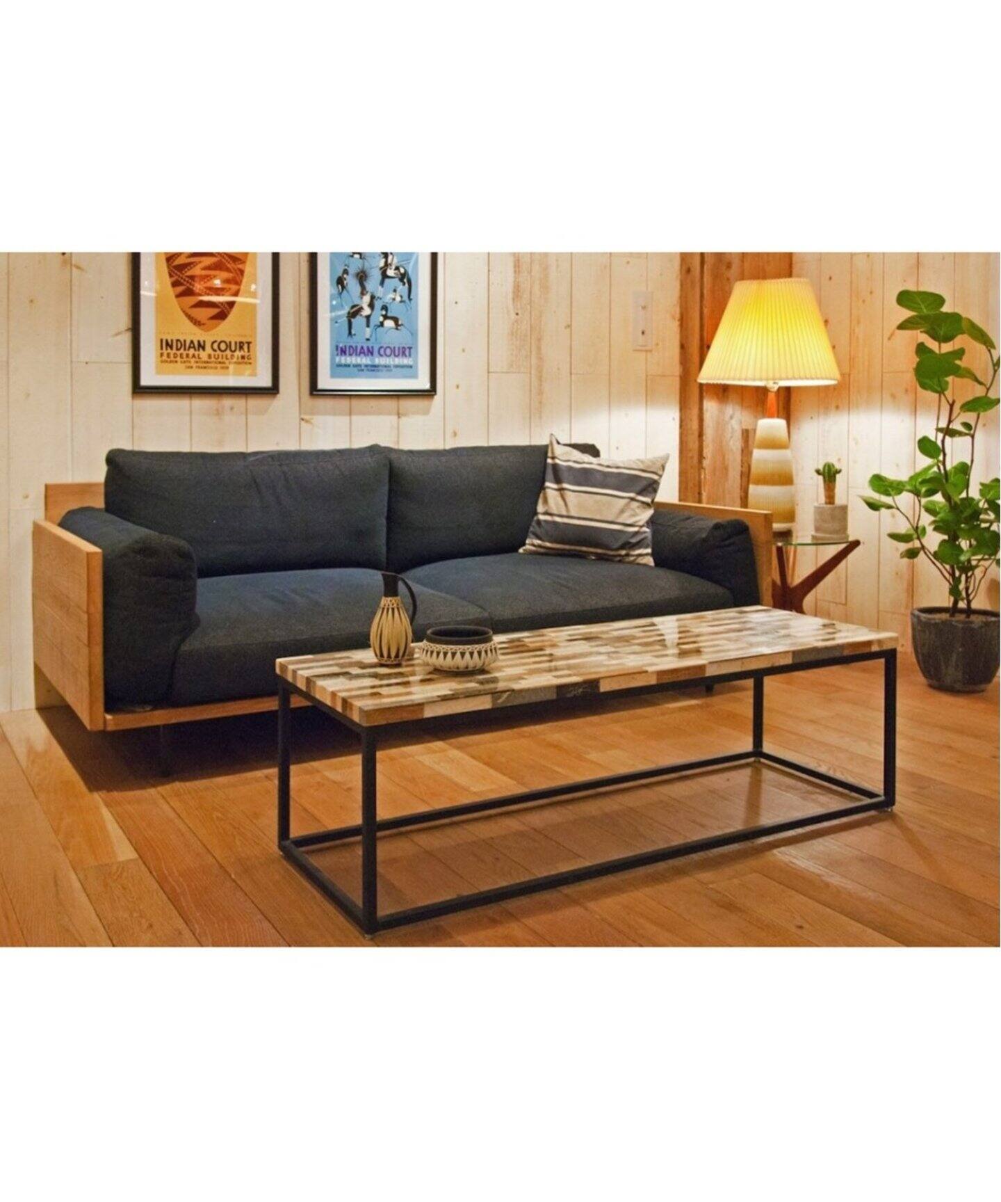 大型商品》CORONADO SOFA 3P W2110 カノアBK コロナドソファ（ソファ 