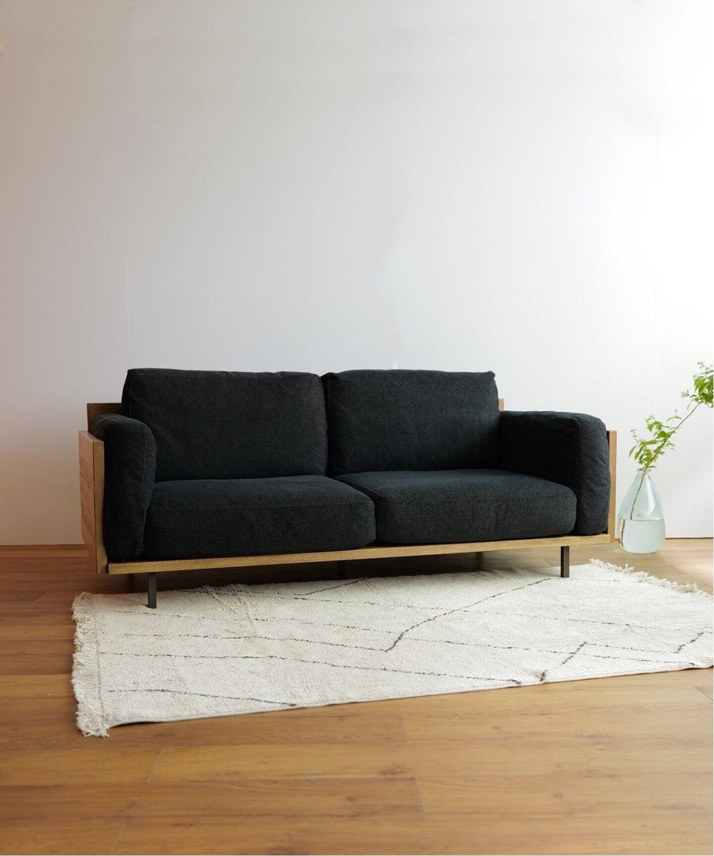 大型商品》CORONADO SOFA 3P W2110 カノアBK コロナドソファ（ソファ  