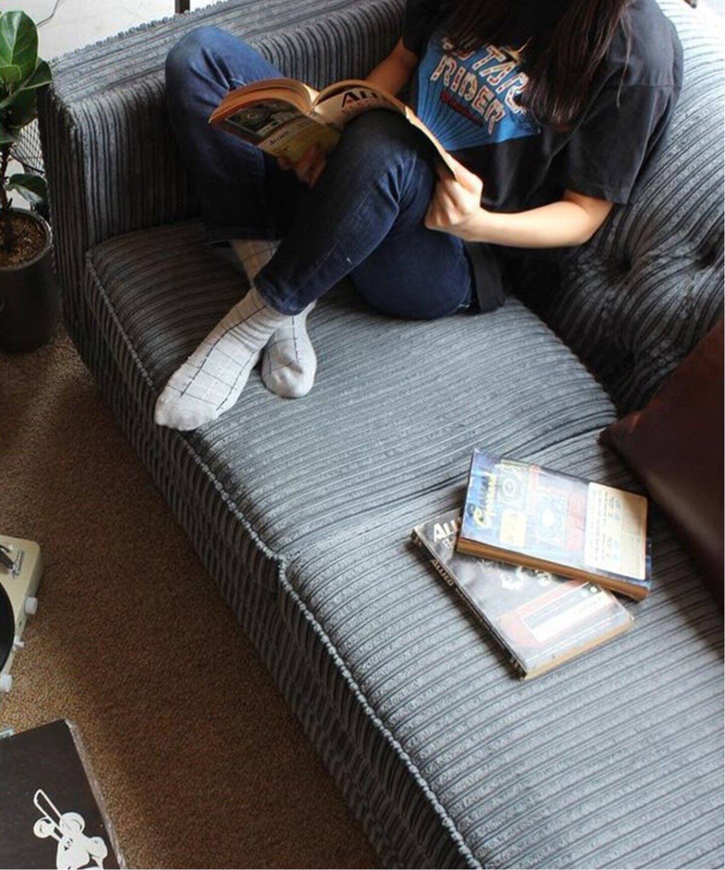 大型商品》LAKEWOOD SOFA ブルーグレー W180 レイクウッドソファー 