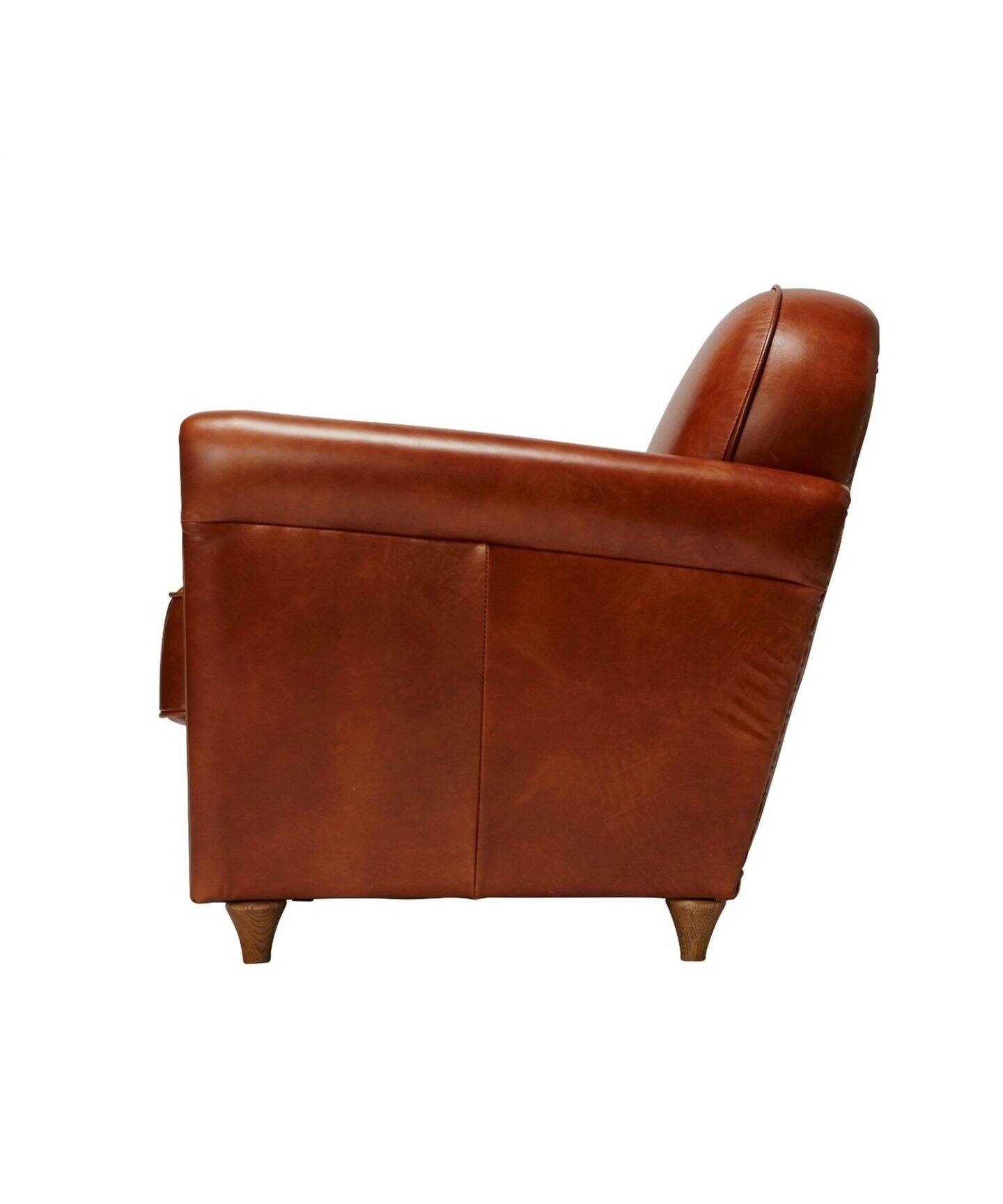 大型商品》OAKS CLUB CHAIR(smooth) オークスクラブチェア（ソファ 