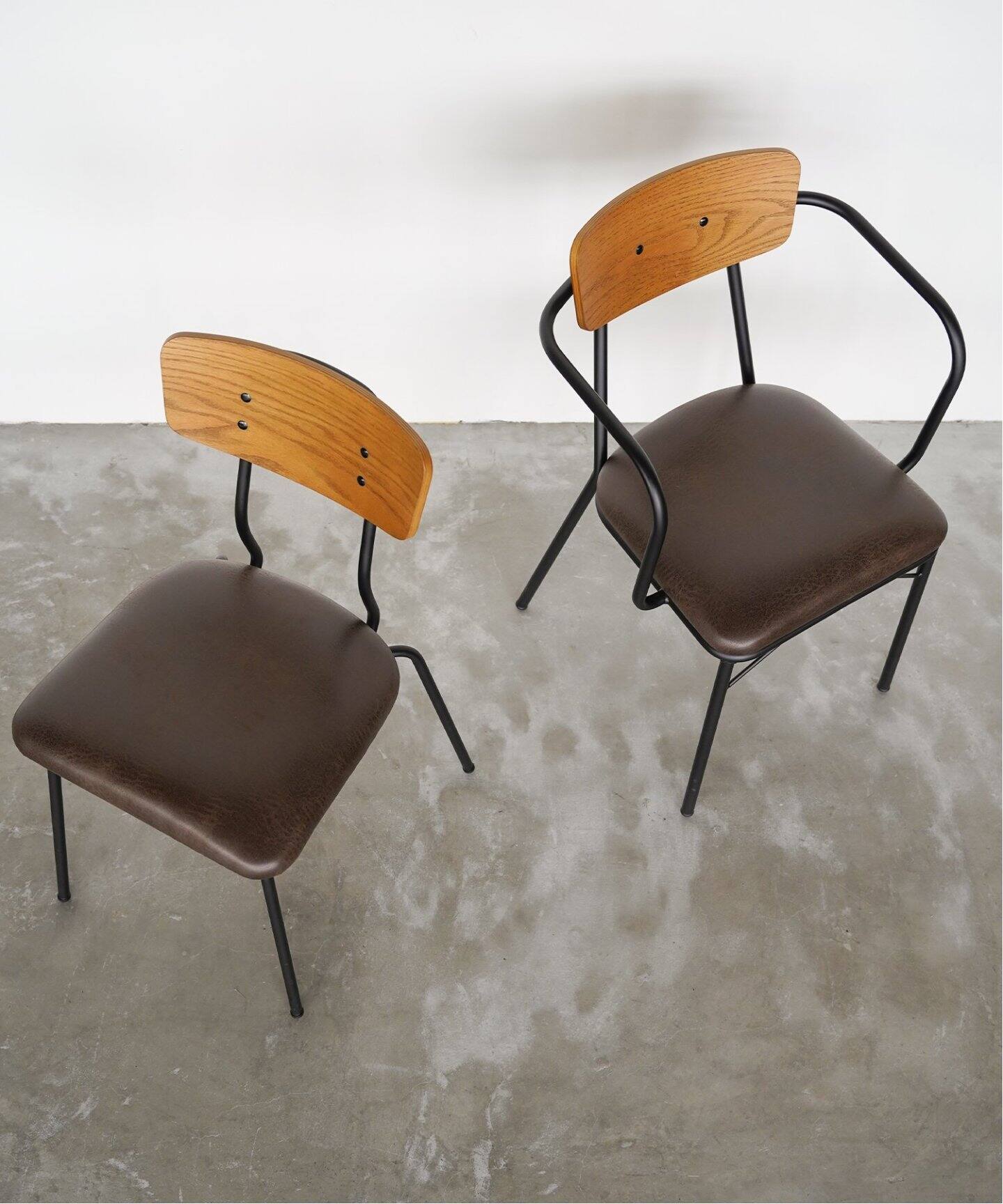 中型商品》HENRY CHAIR-fab(BR) ヘンリーチェア ブラウン（チェア 