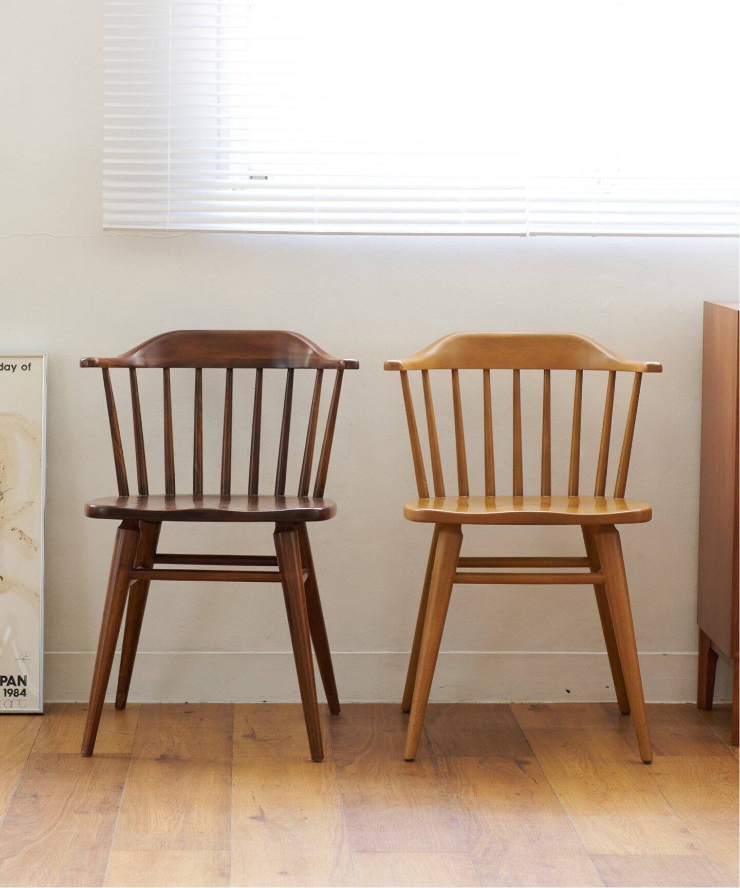 中型商品》WINDAN SIDE CHAIR BR ウィンダンサイドチェア ブラウン 
